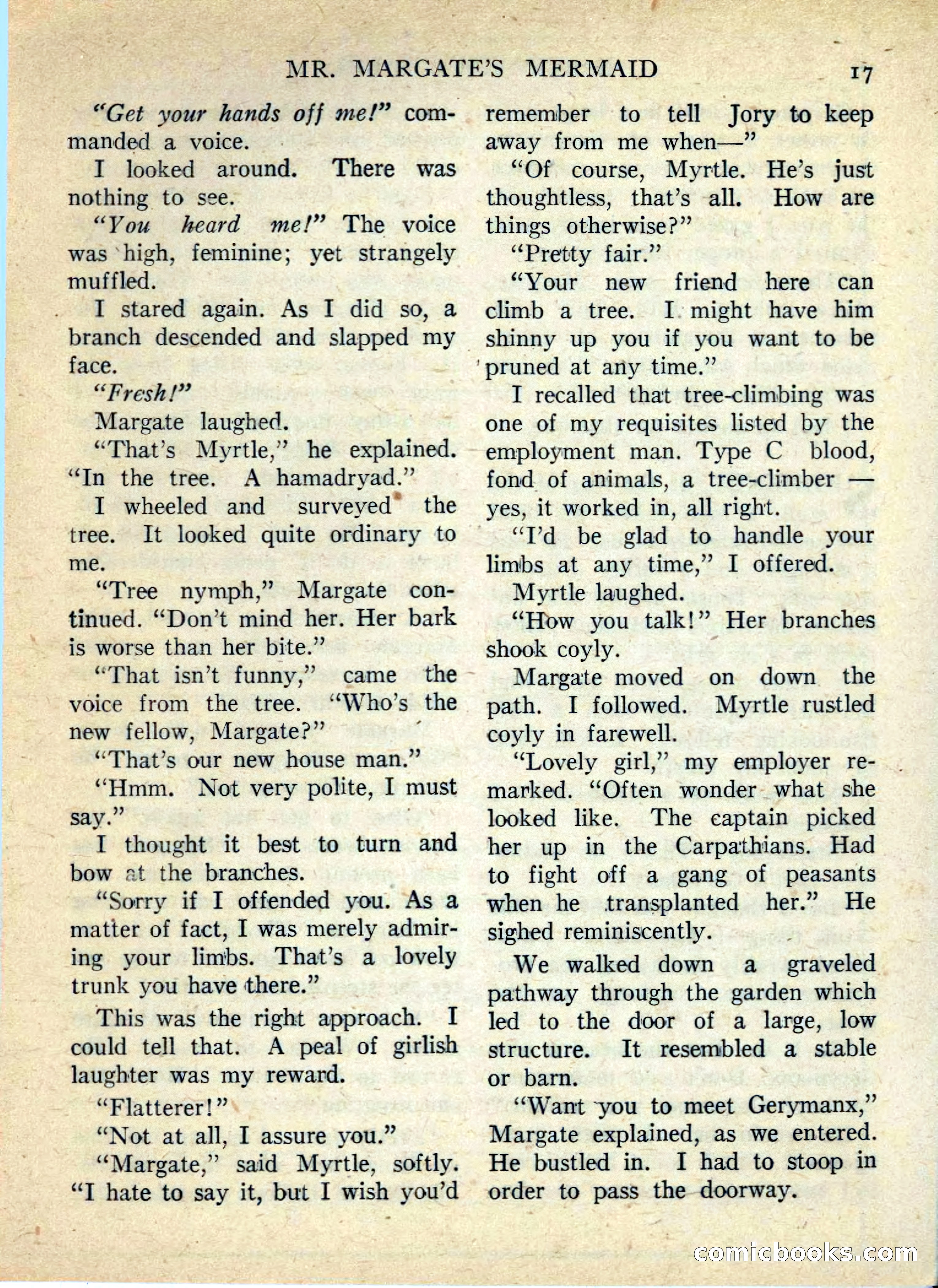 Mr. Margate's Mermaid — page 17 of 132