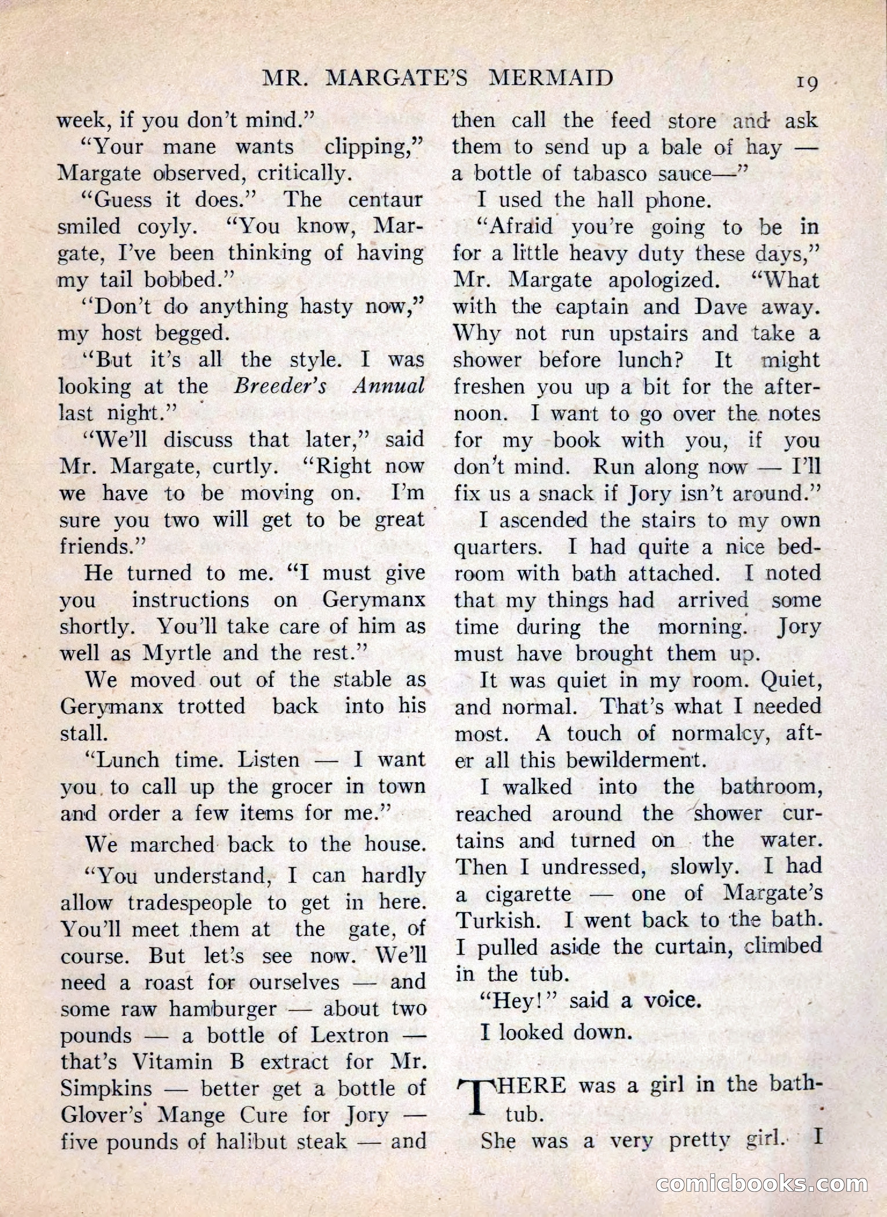 Mr. Margate's Mermaid — page 19 of 132