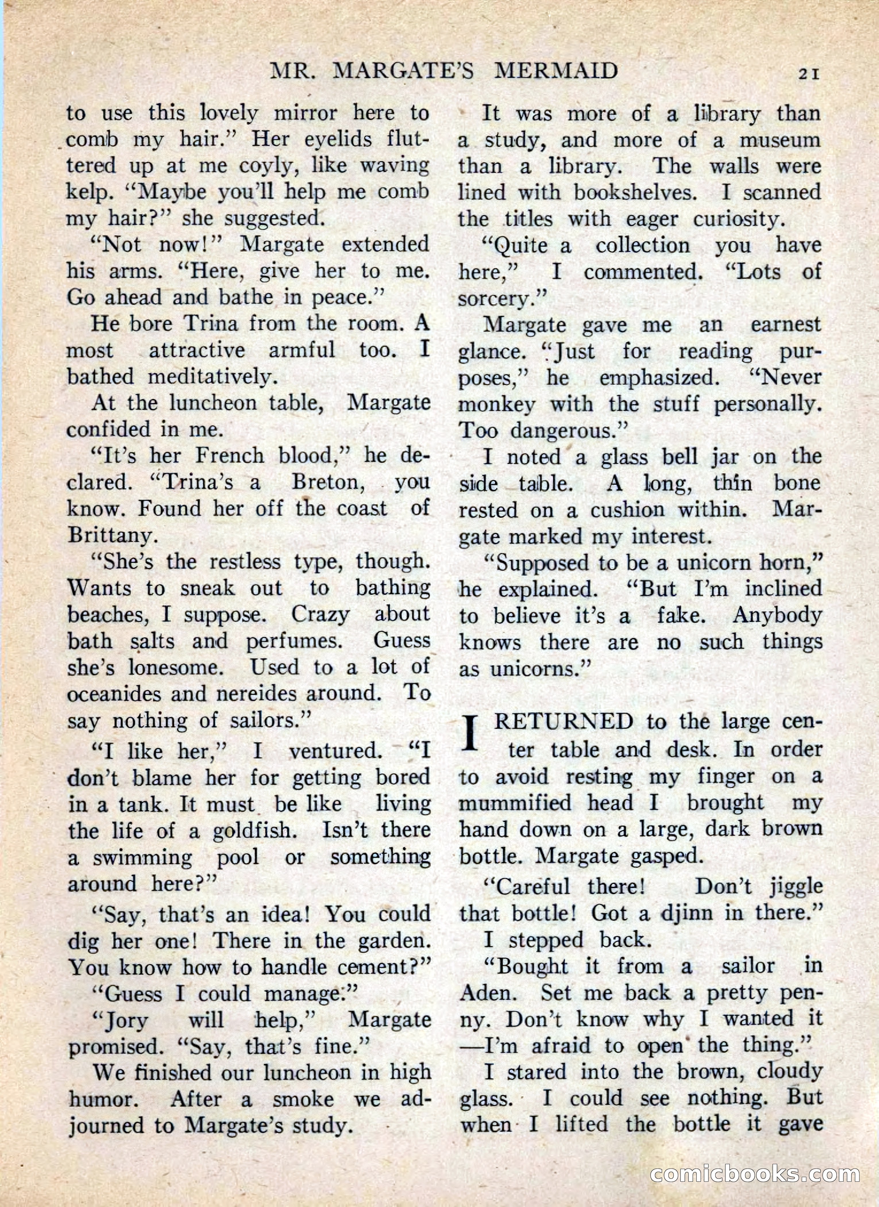 Mr. Margate's Mermaid — page 21 of 132