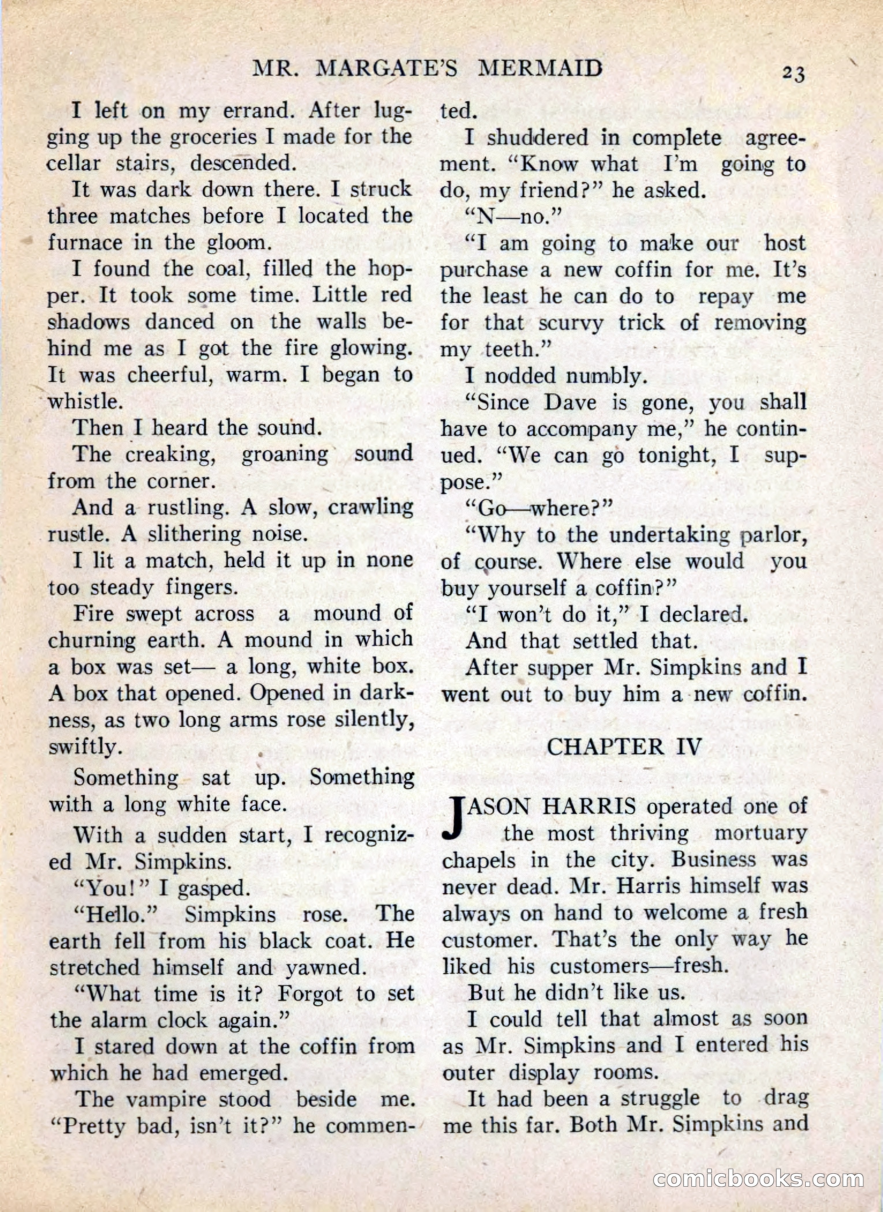 Mr. Margate's Mermaid — page 23 of 132