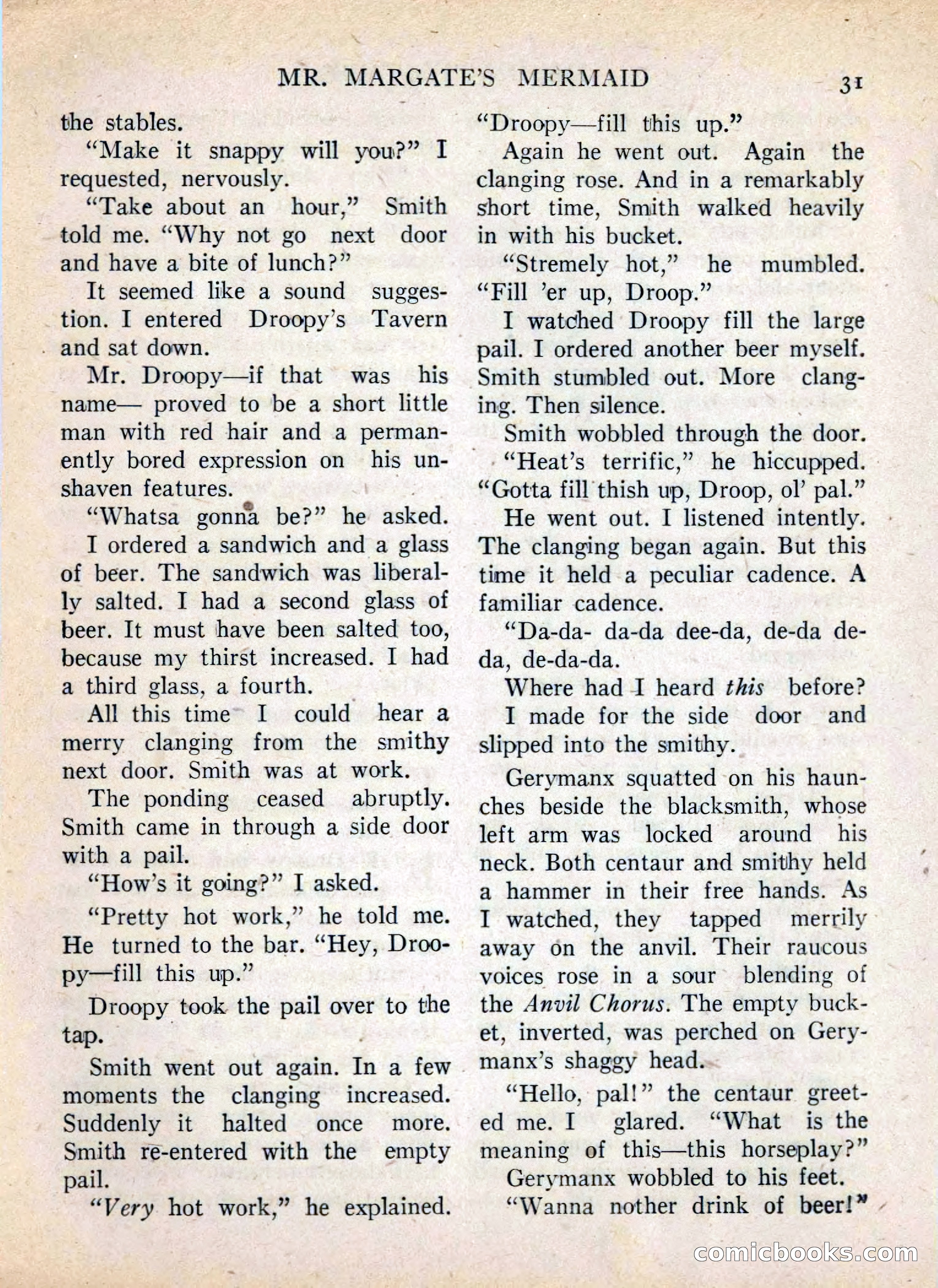 Mr. Margate's Mermaid — page 31 of 132