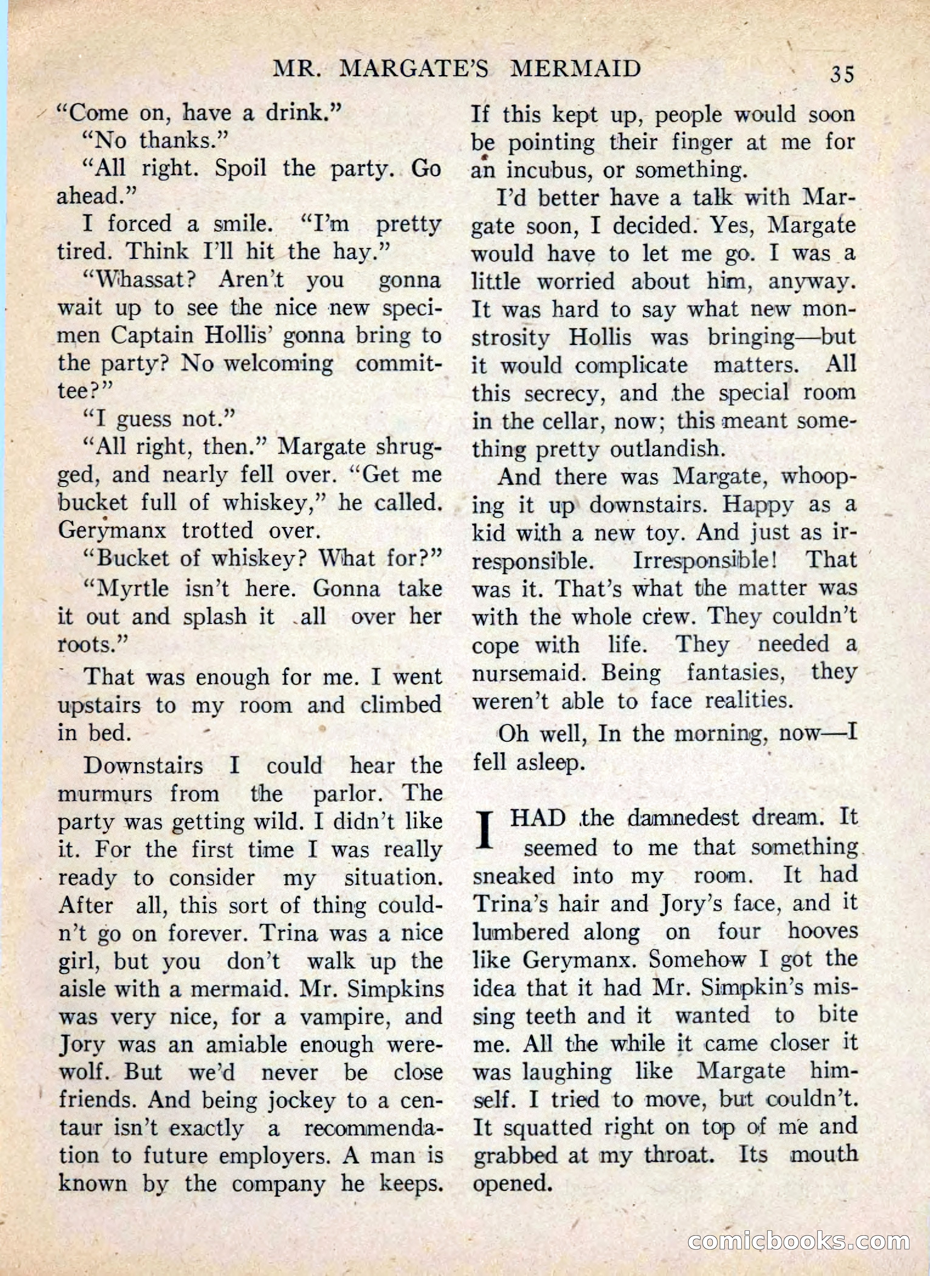 Mr. Margate's Mermaid — page 35 of 132