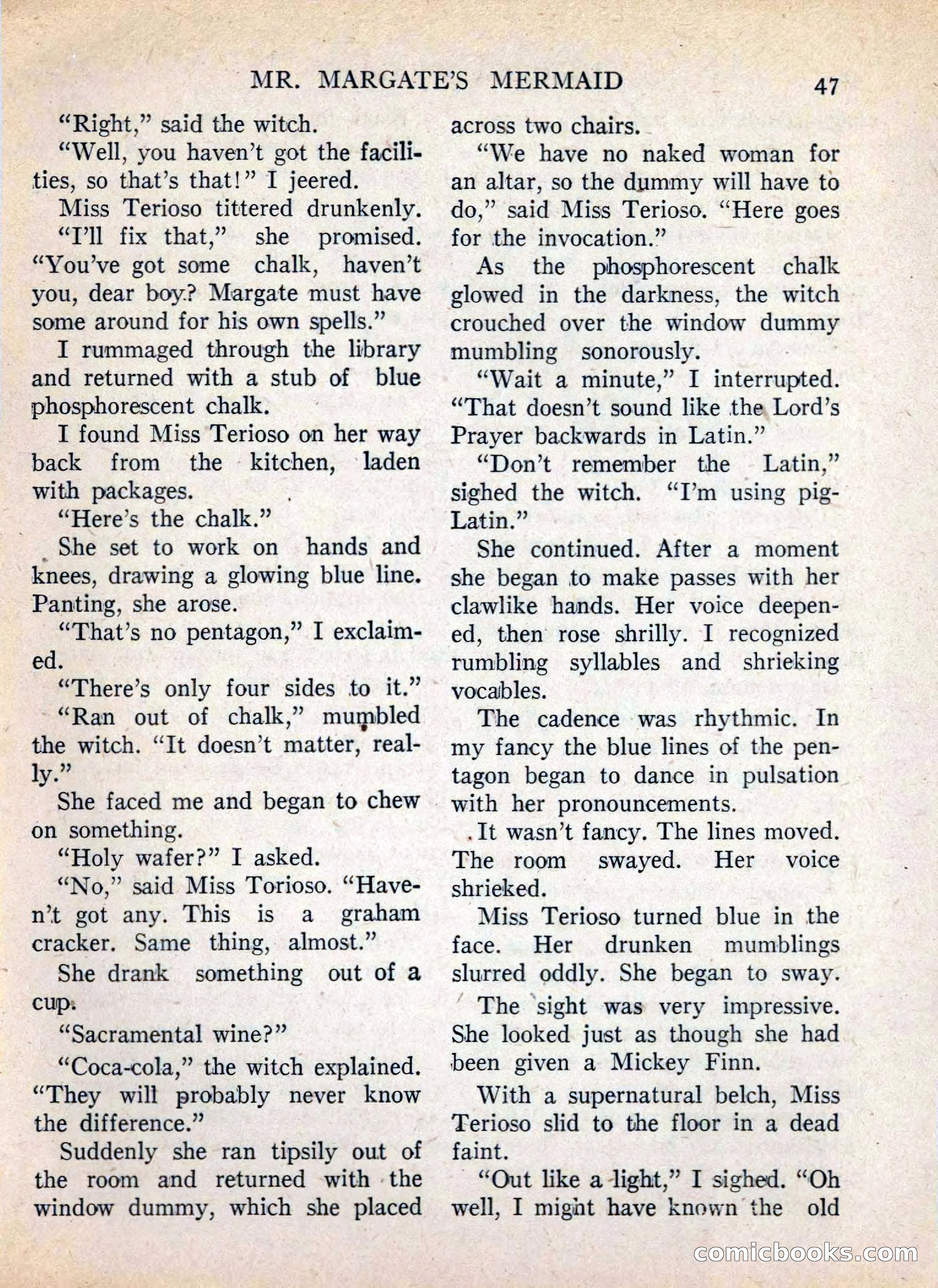 Mr. Margate's Mermaid — page 47 of 132