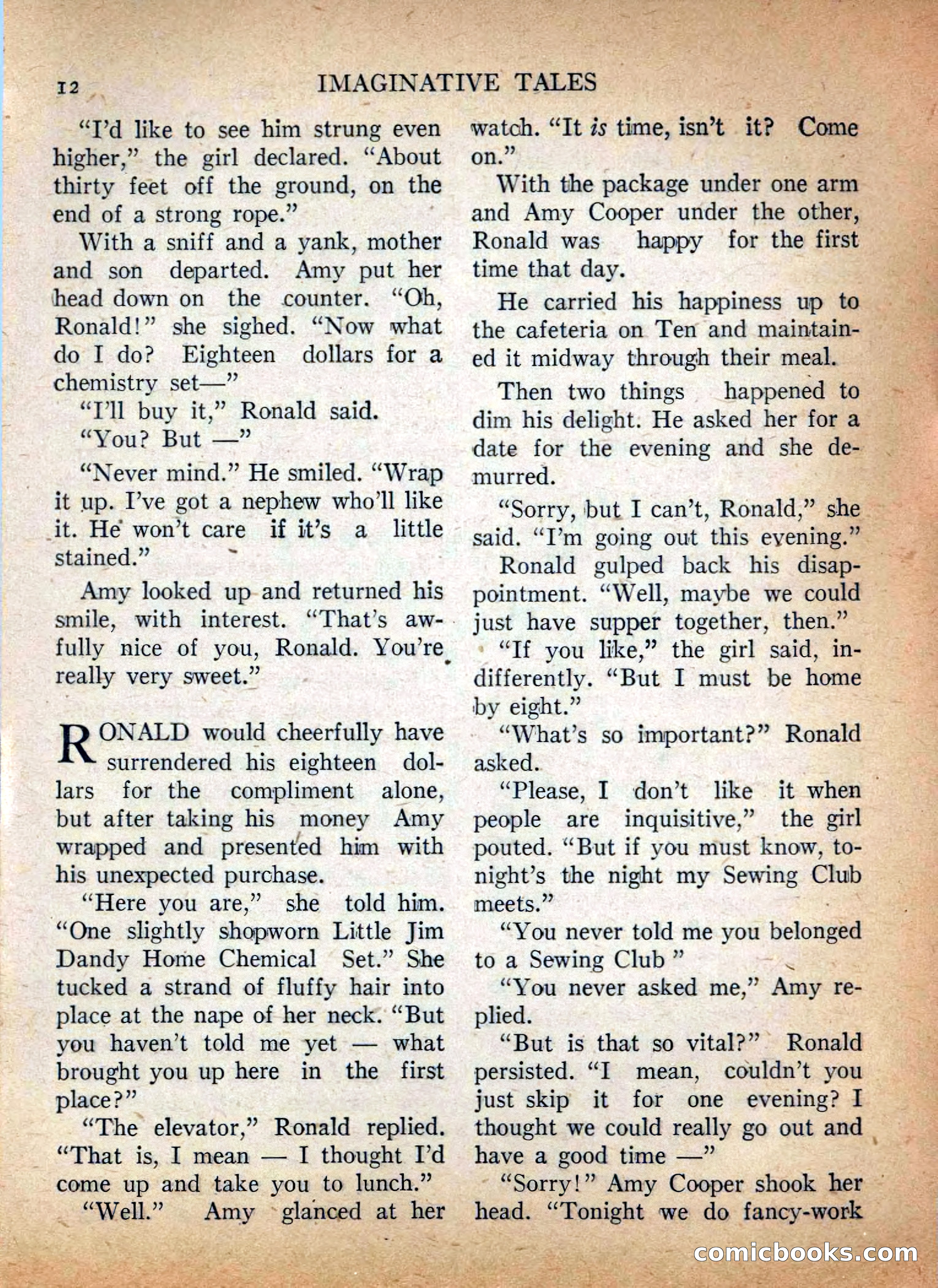Imaginative Tales #5 — page 12 of 132