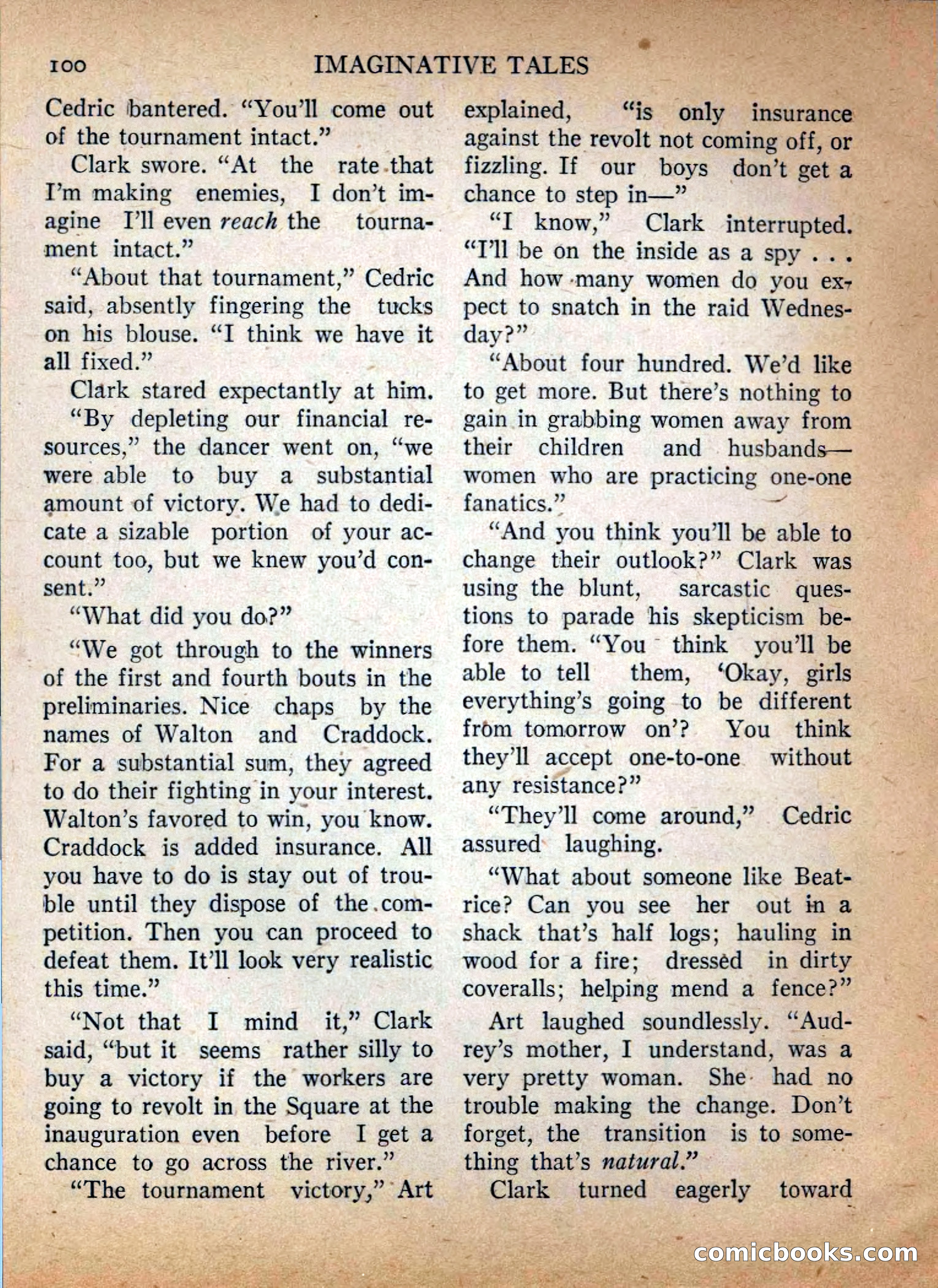 Imaginative Tales #5 — page 100 of 132