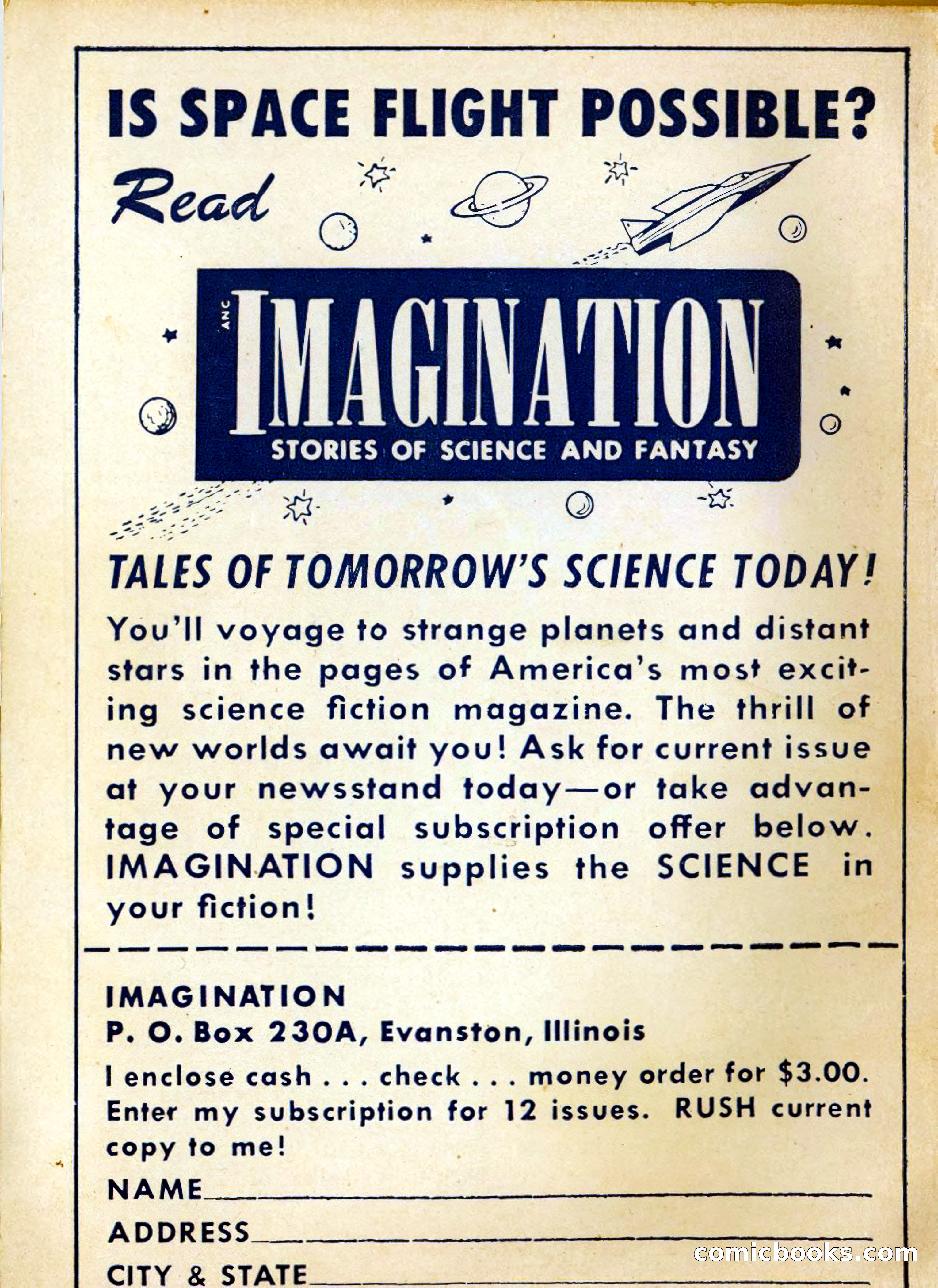 Imaginative Tales #5 — page 132 of 132
