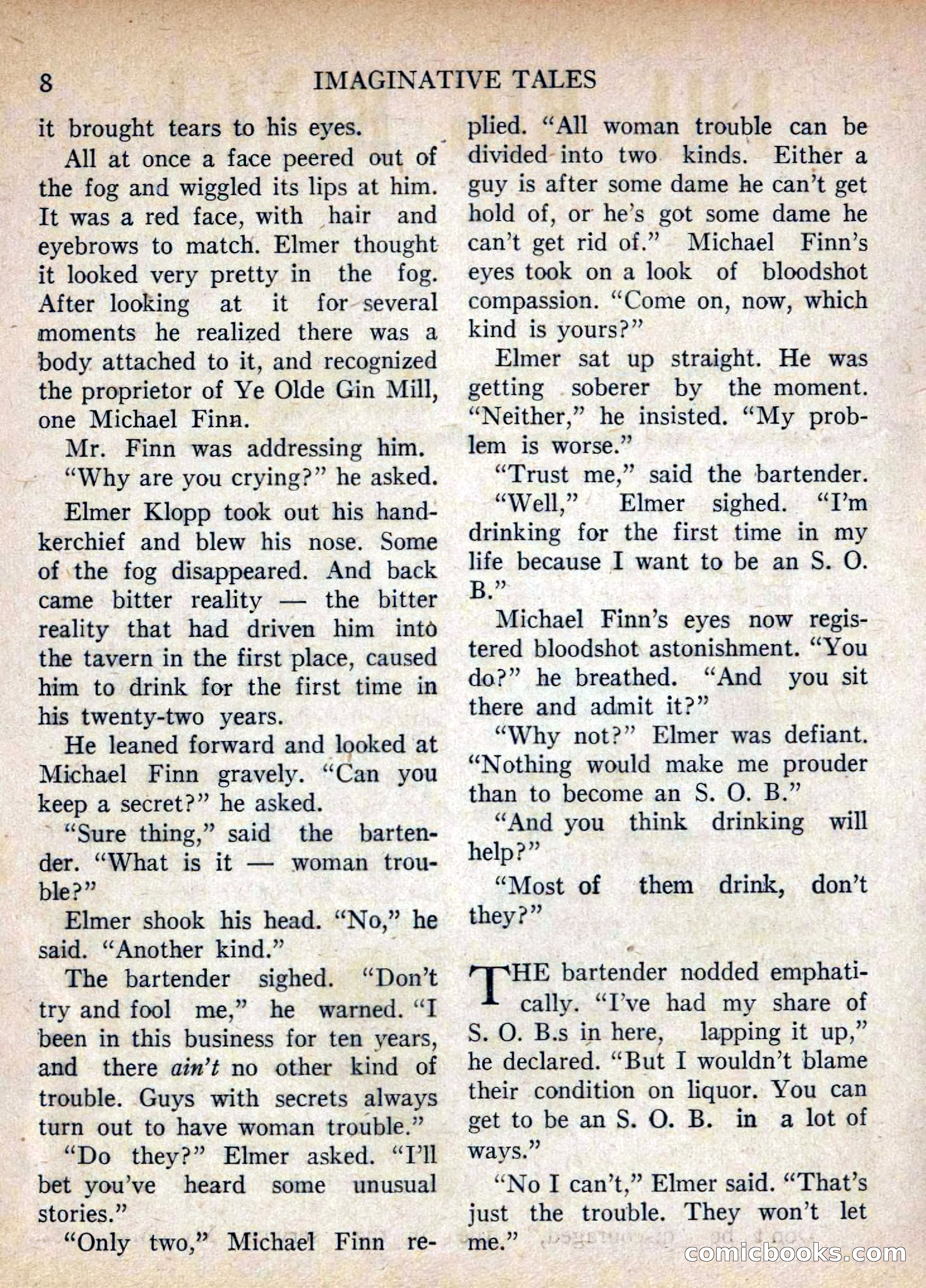Imaginative Tales, July 1955 — page 8 of 132