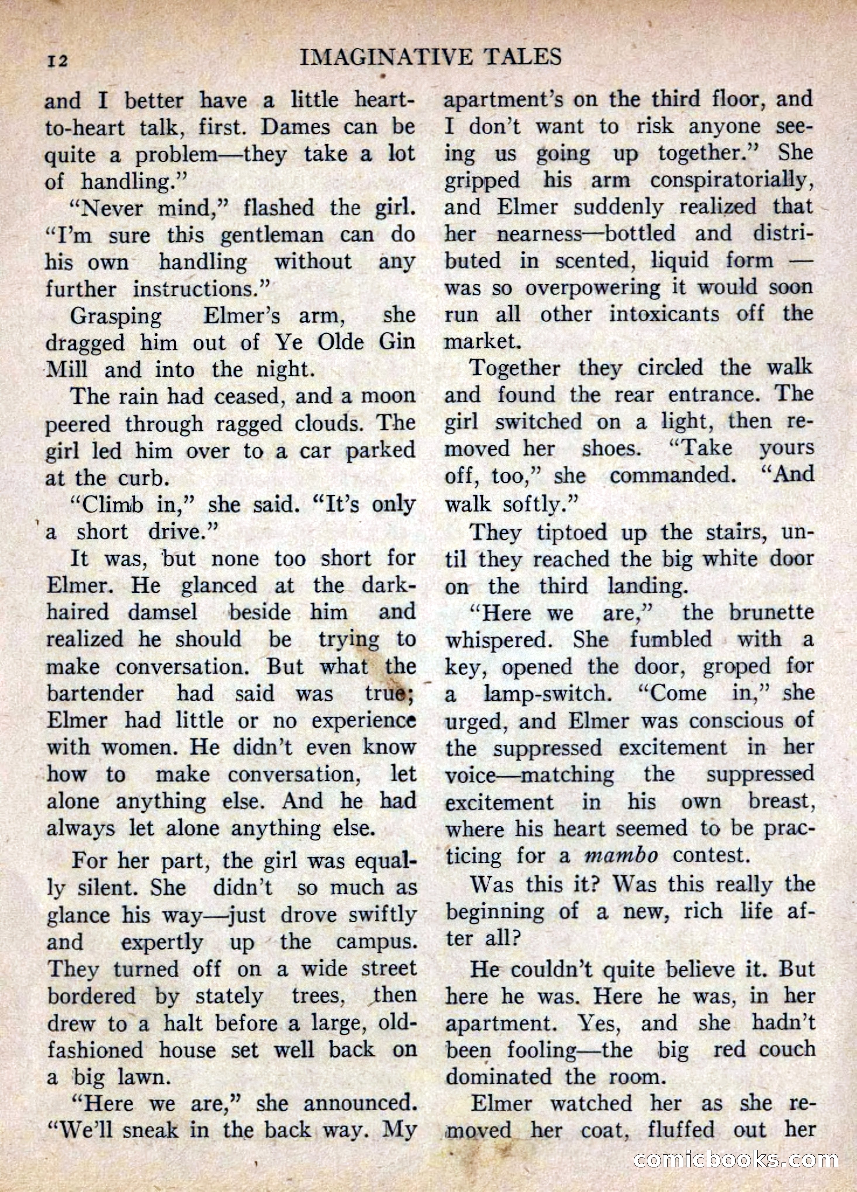 Imaginative Tales, July 1955 — page 12 of 132