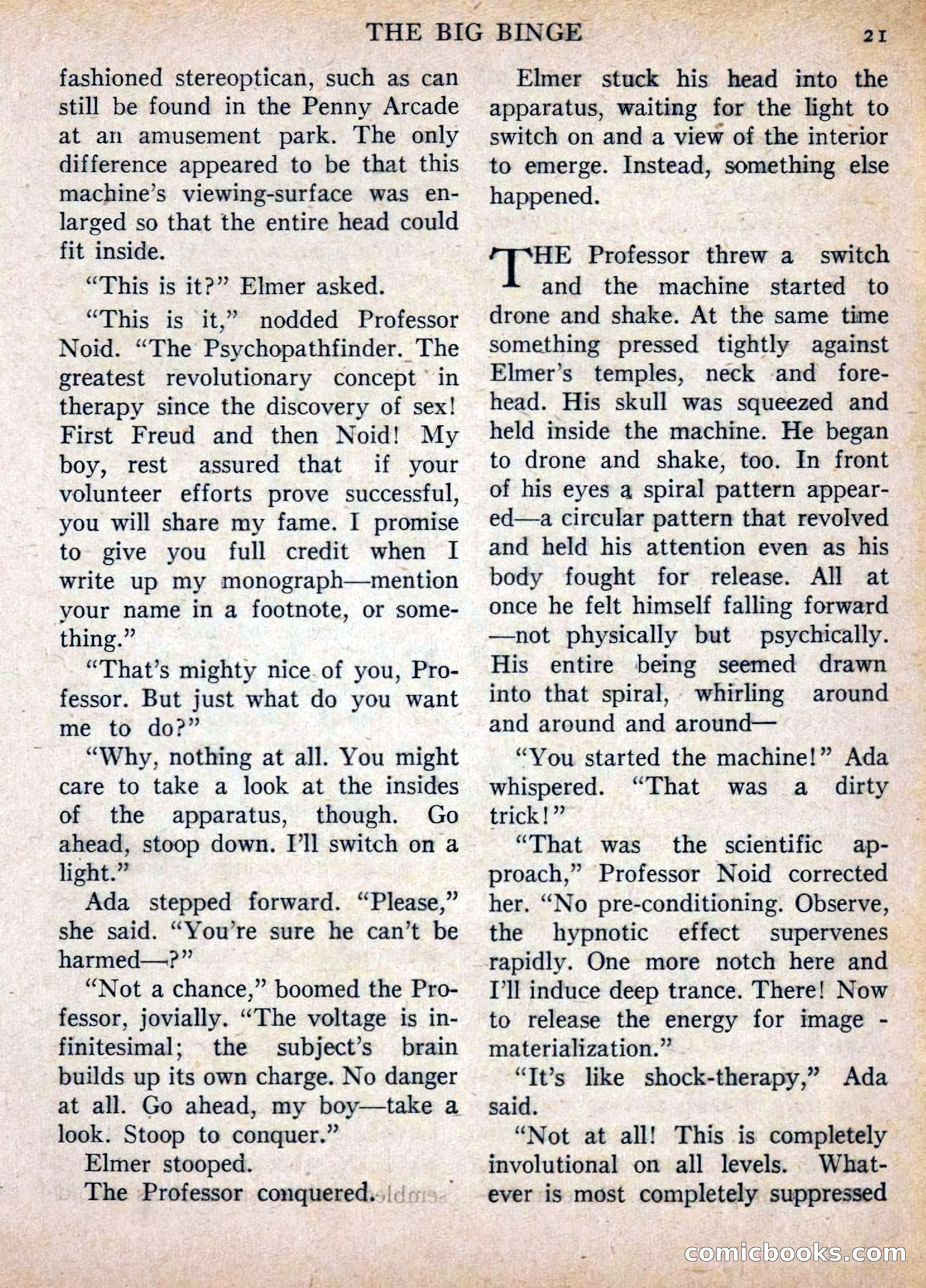 Imaginative Tales, July 1955 — page 21 of 132