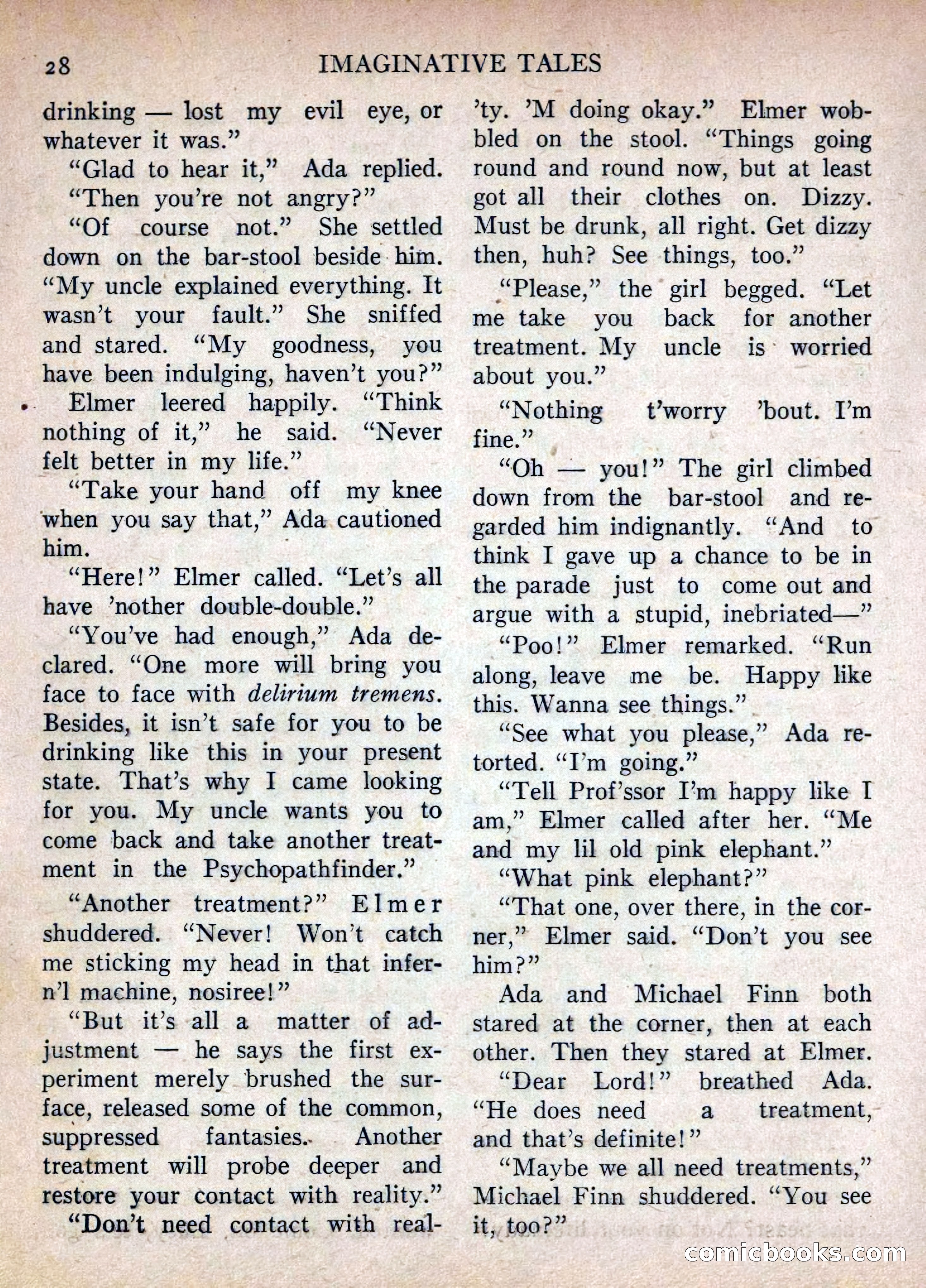 Imaginative Tales, July 1955 — page 28 of 132