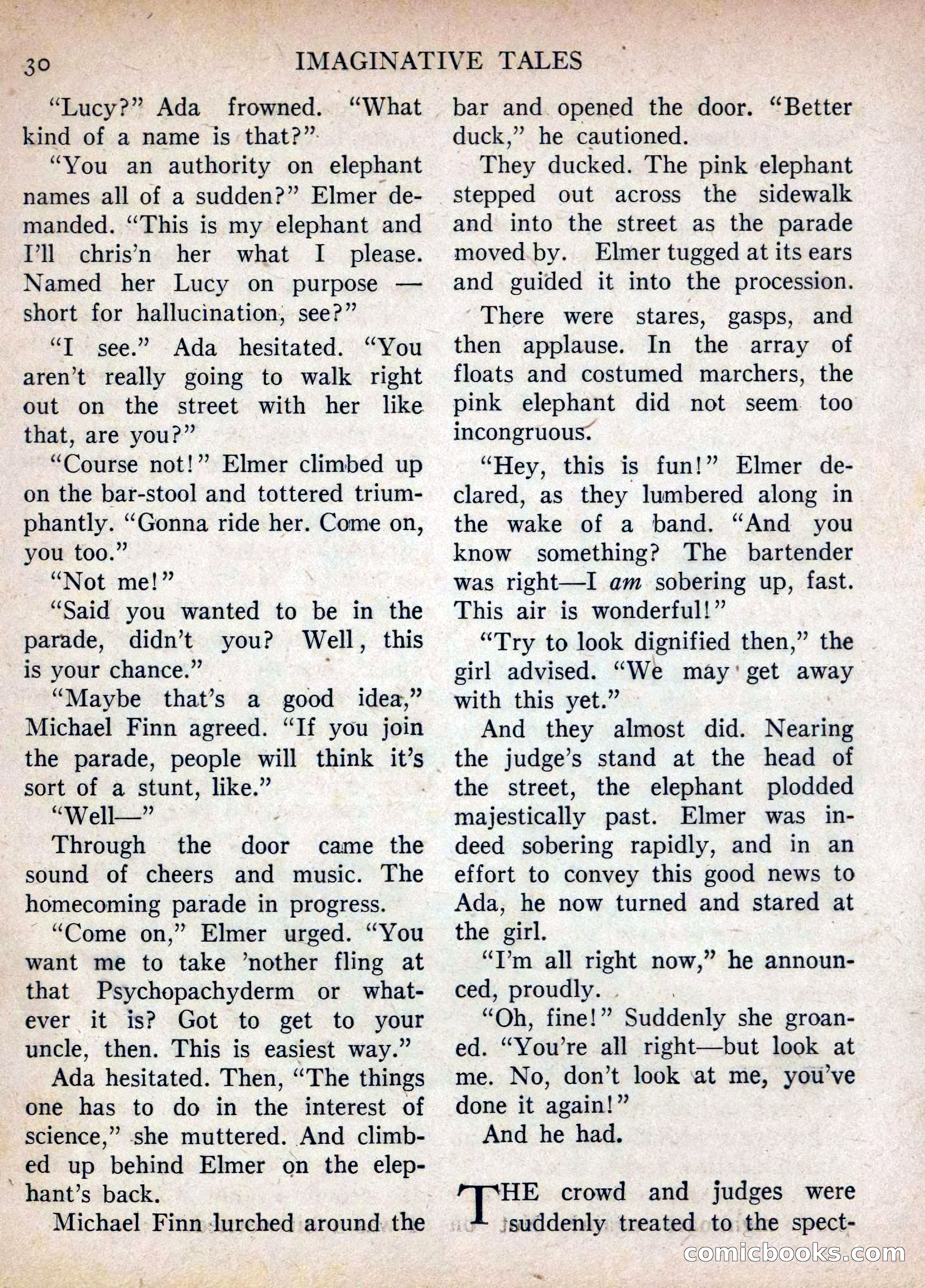 Imaginative Tales, July 1955 — page 30 of 132