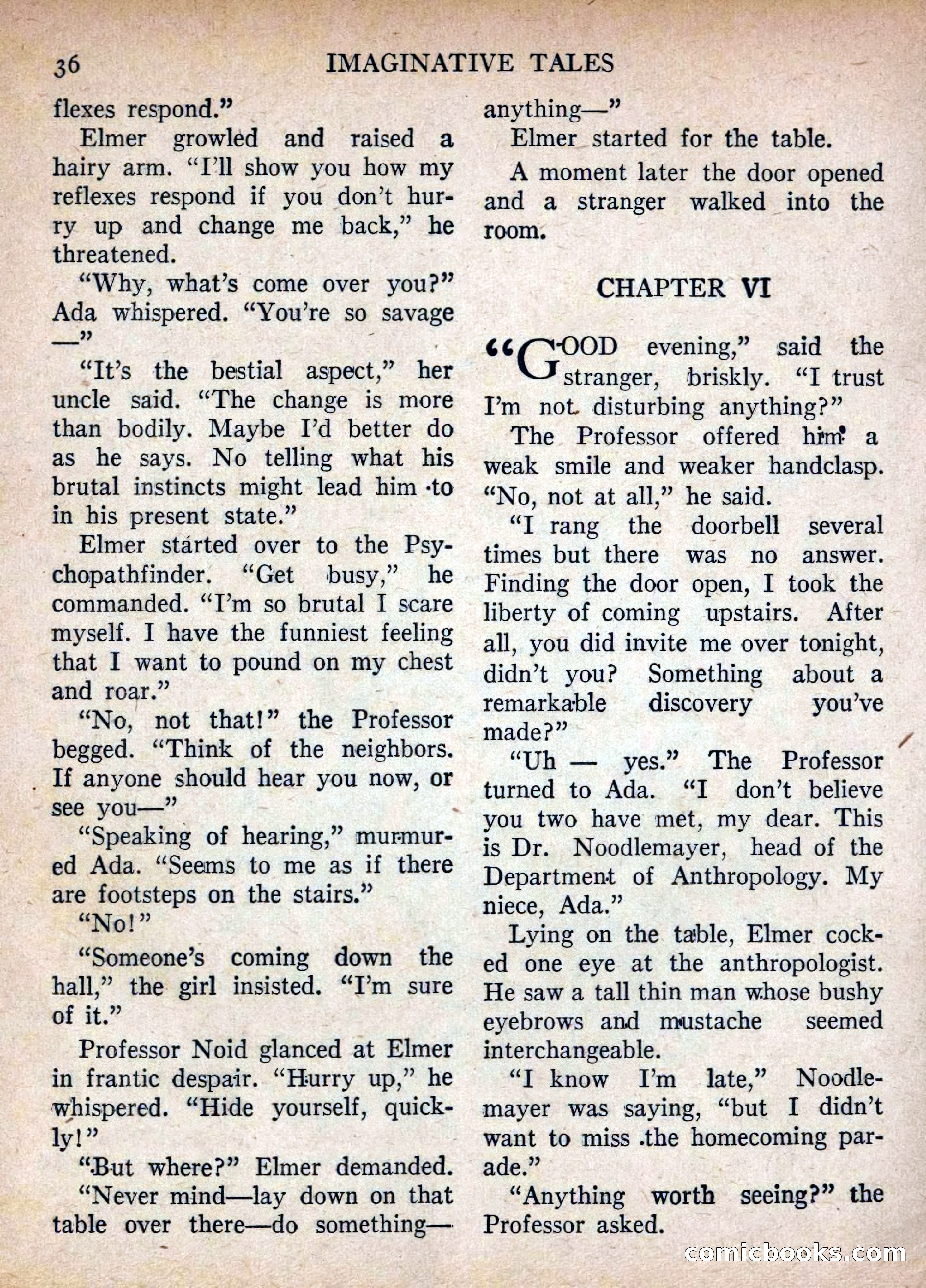 Imaginative Tales, July 1955 — page 36 of 132