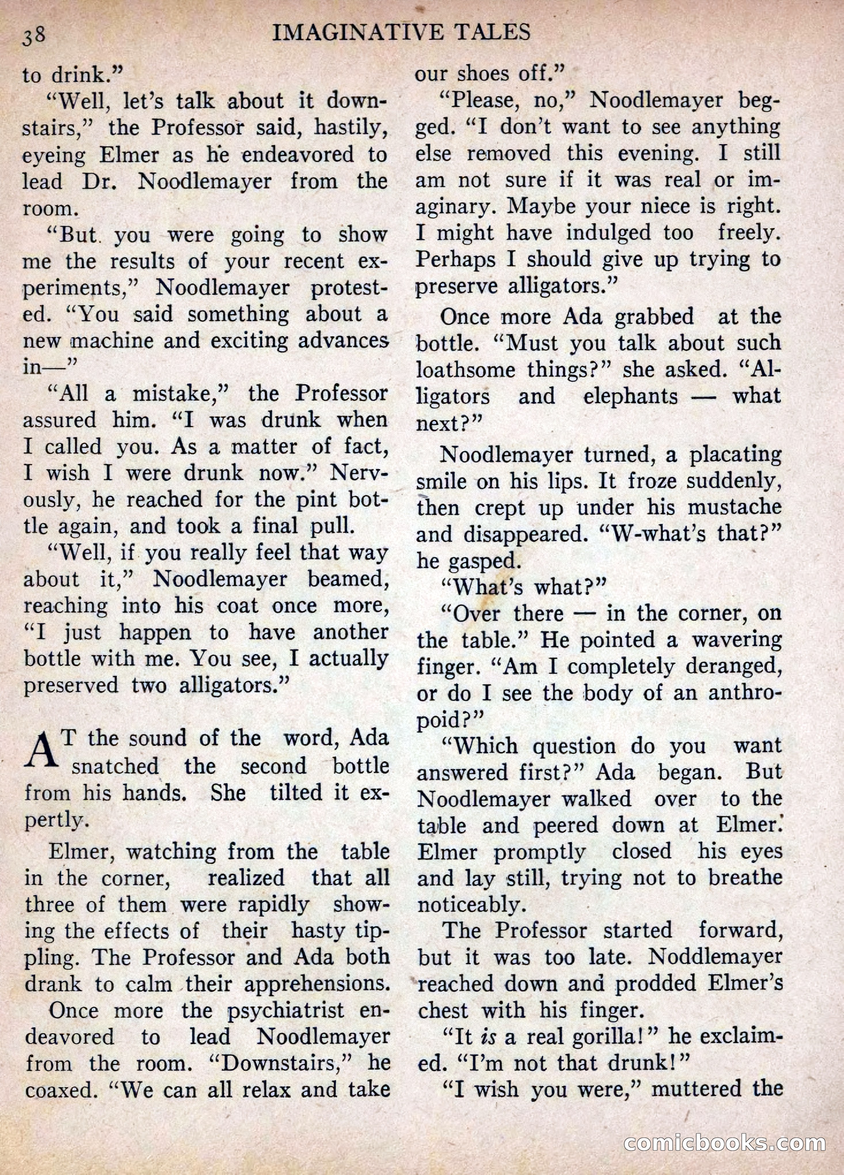 Imaginative Tales, July 1955 — page 38 of 132