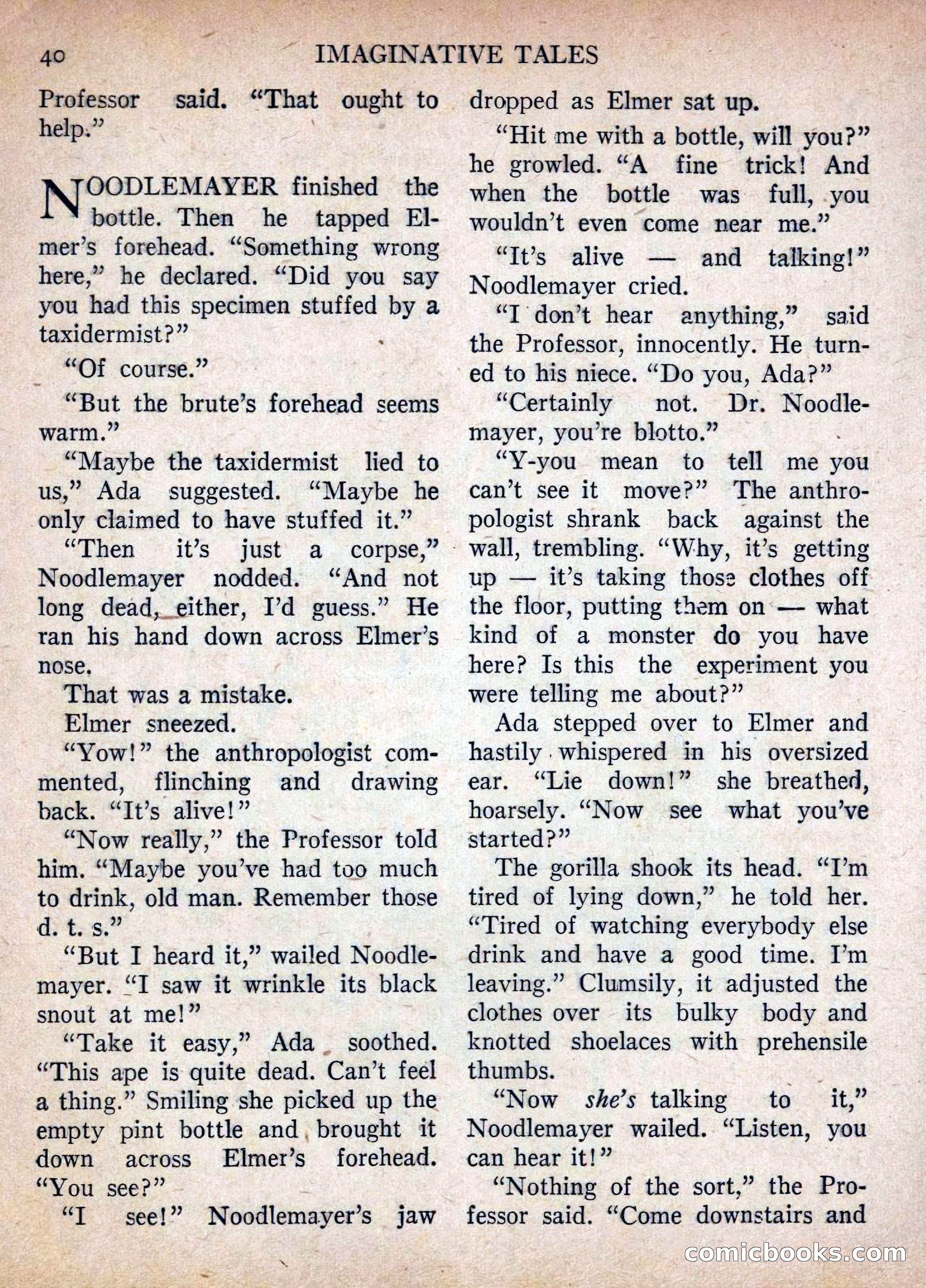 Imaginative Tales, July 1955 — page 40 of 132