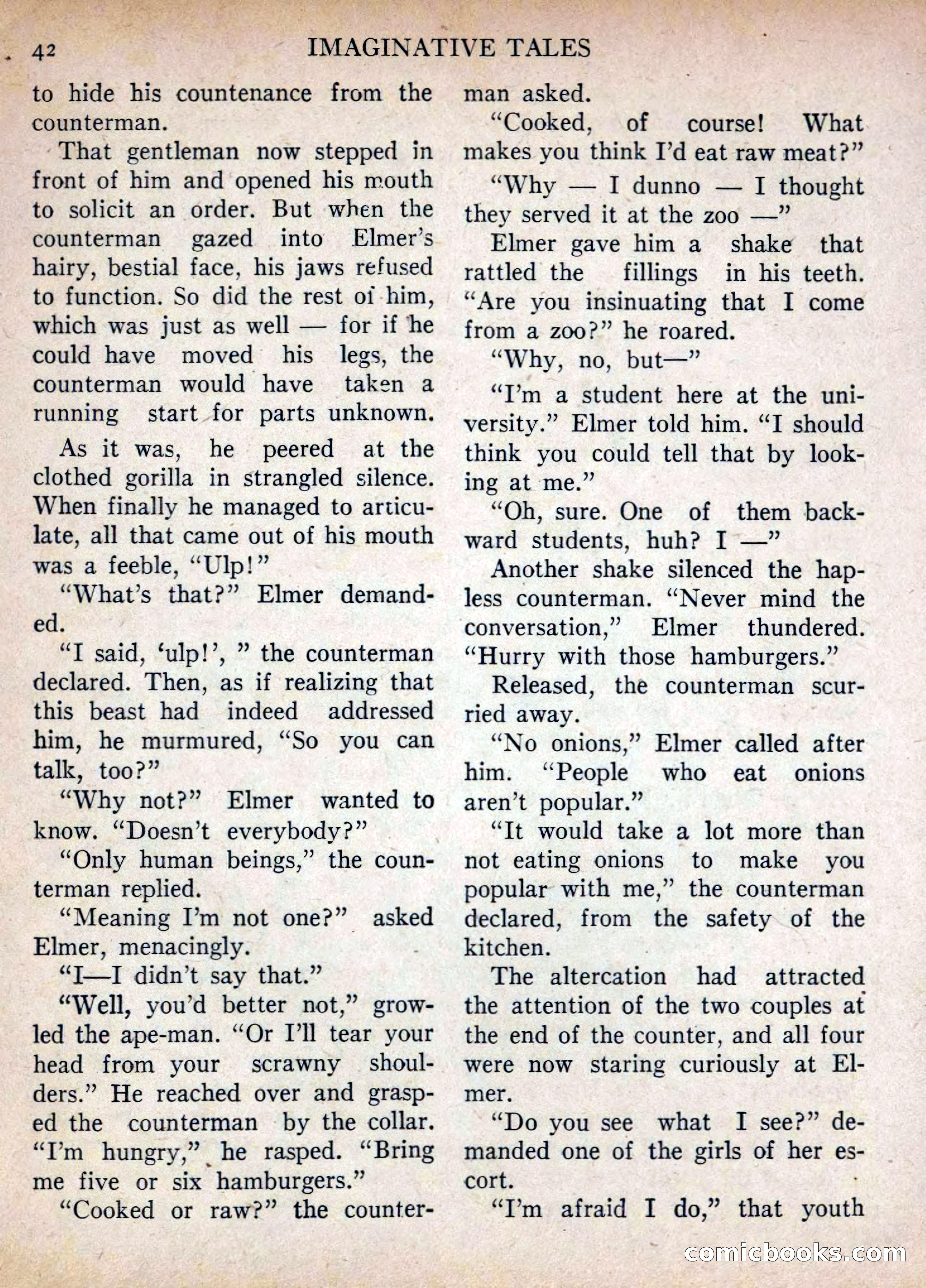 Imaginative Tales, July 1955 — page 42 of 132