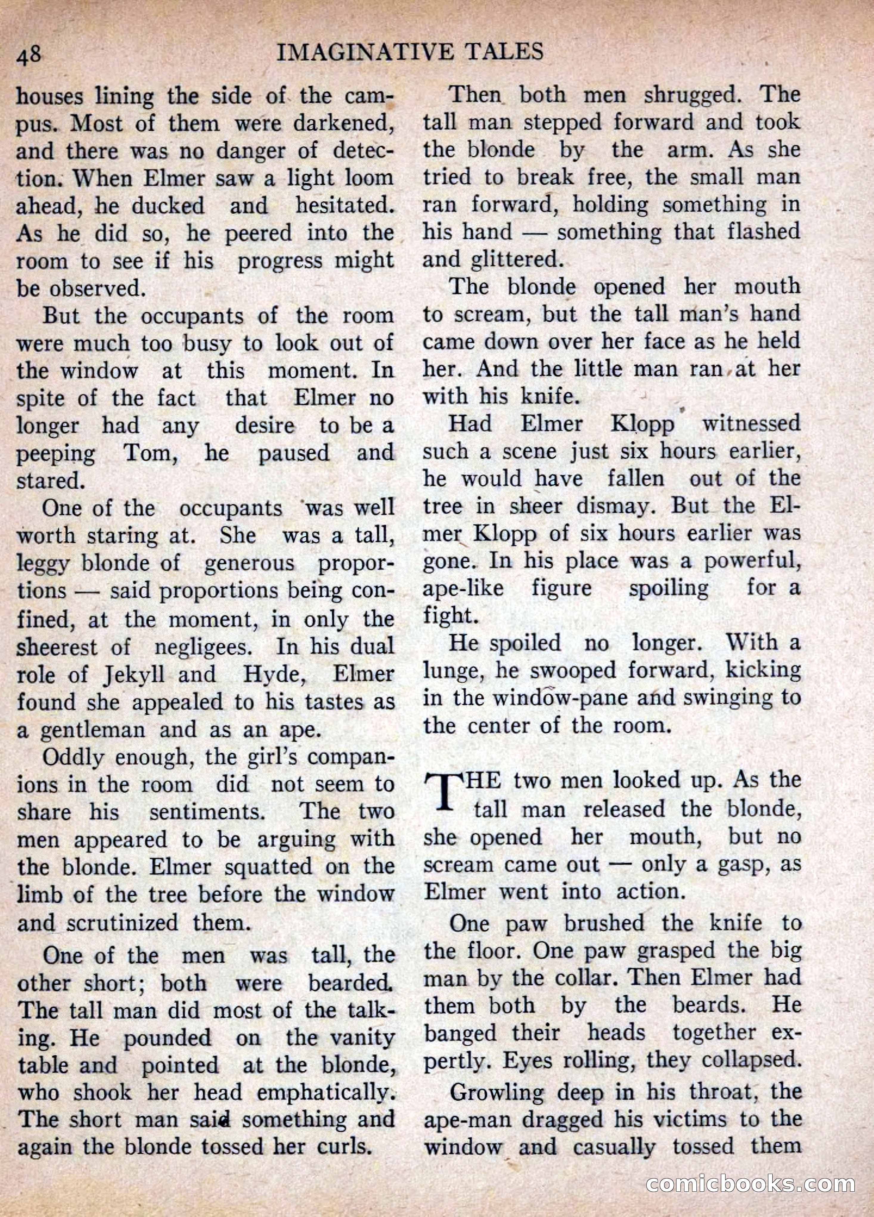 Imaginative Tales, July 1955 — page 48 of 132
