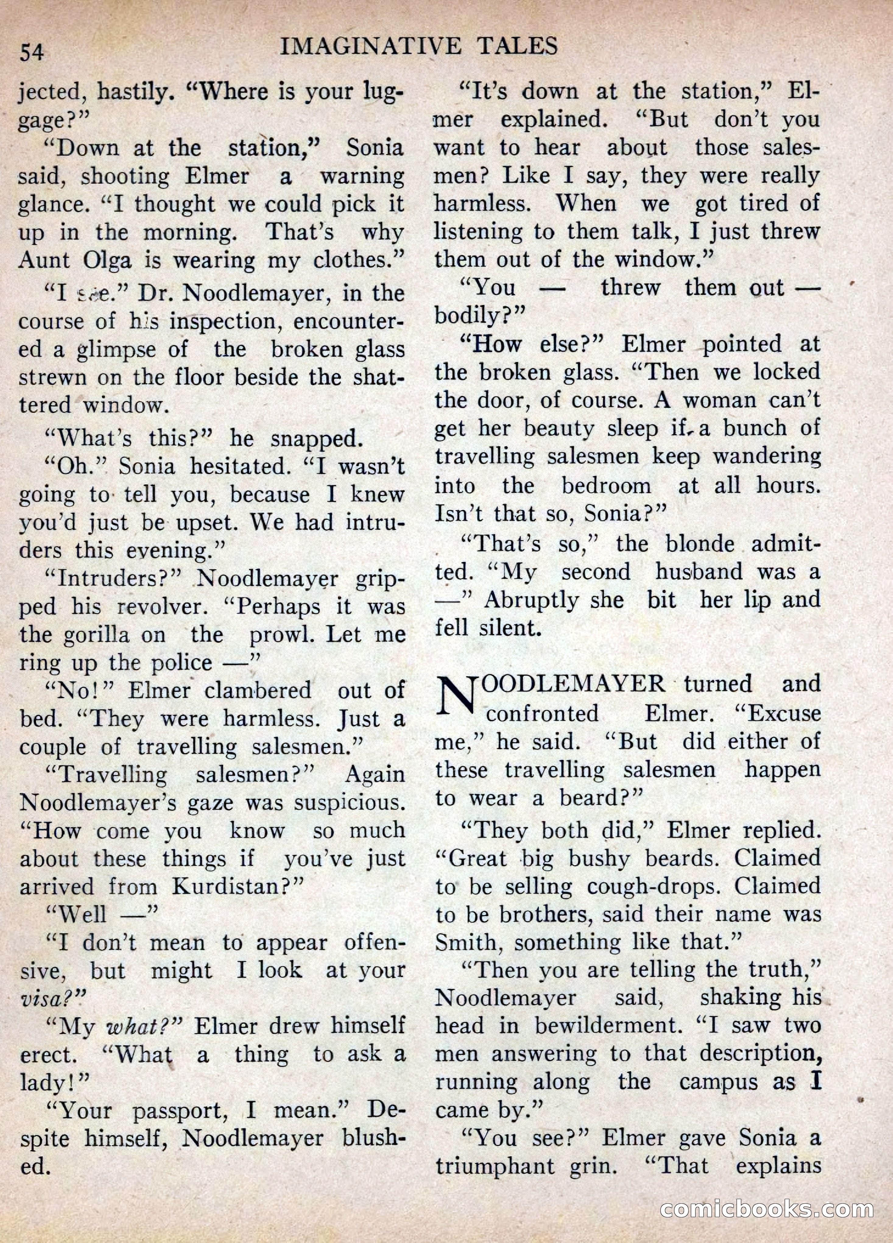 Imaginative Tales, July 1955 — page 54 of 132