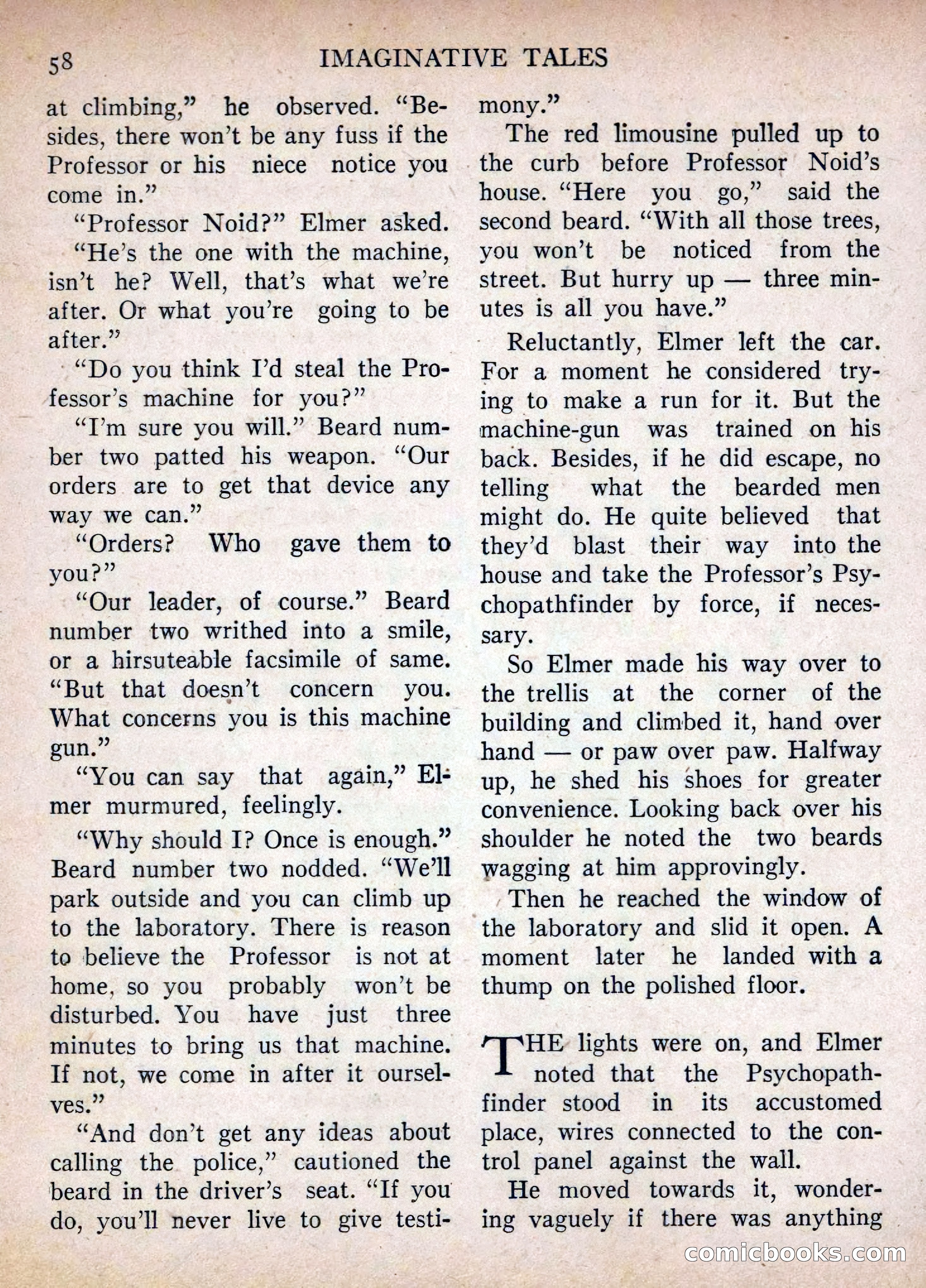 Imaginative Tales, July 1955 — page 58 of 132