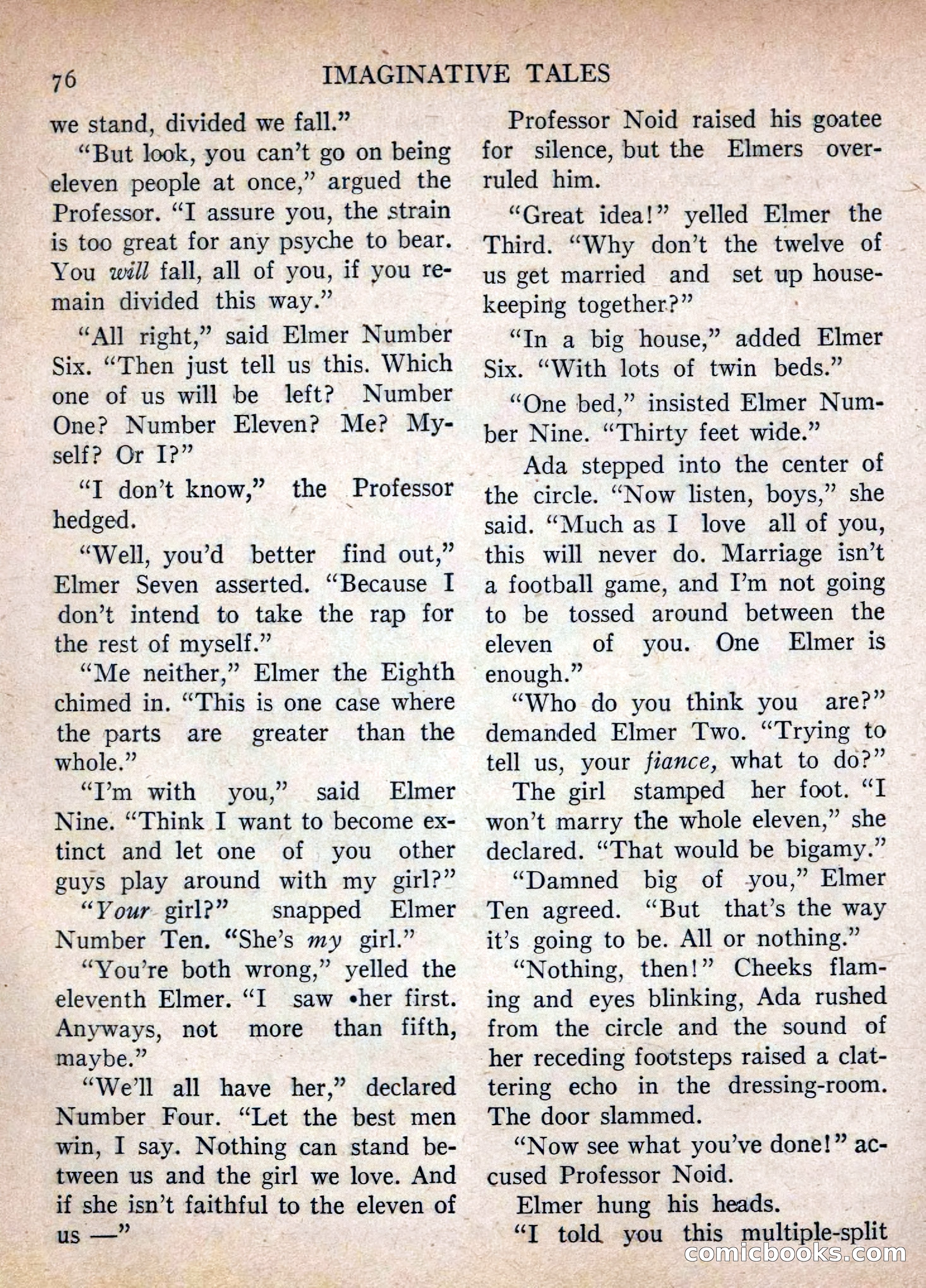 Imaginative Tales, July 1955 — page 76 of 132