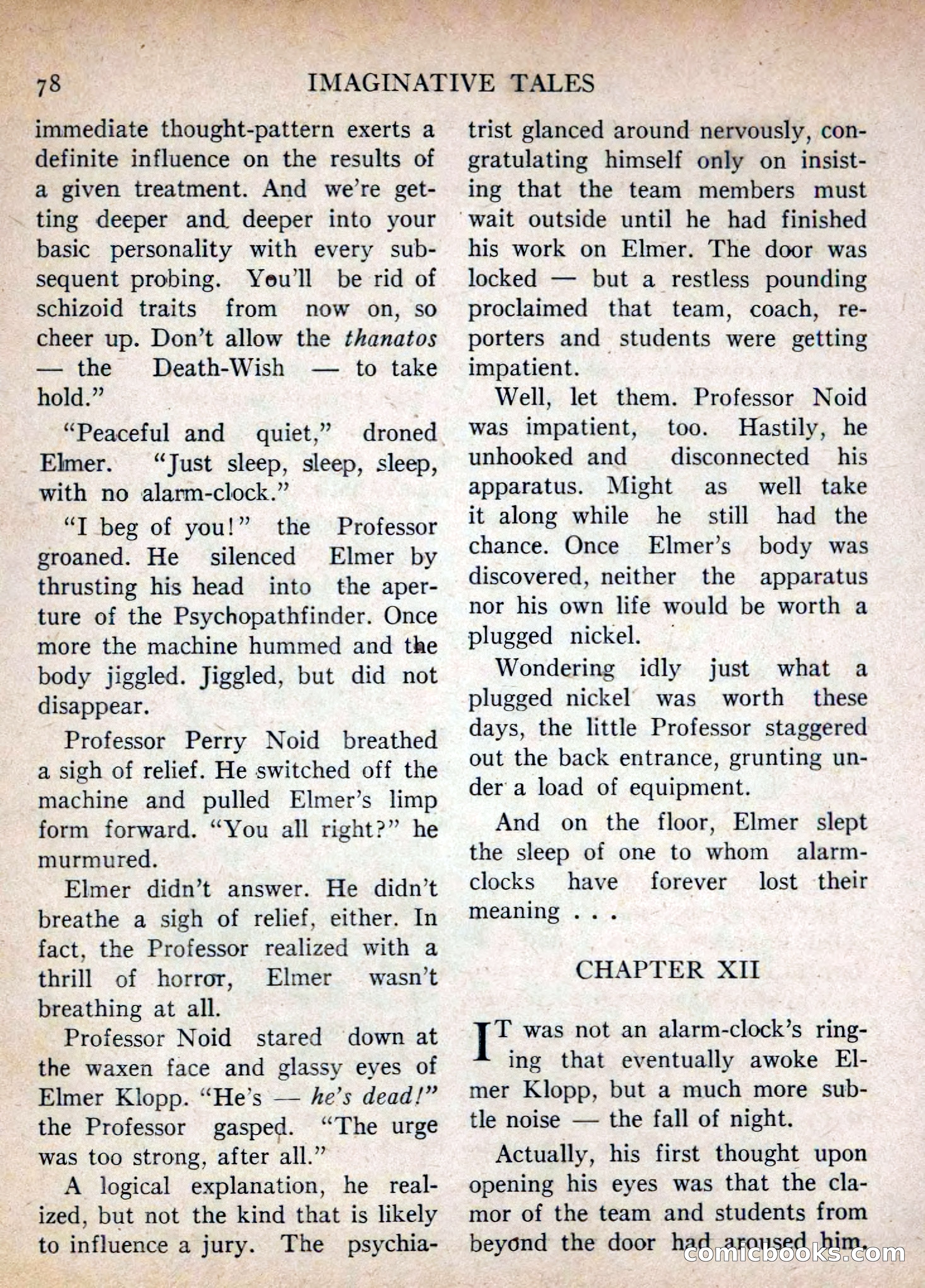 Imaginative Tales, July 1955 — page 78 of 132