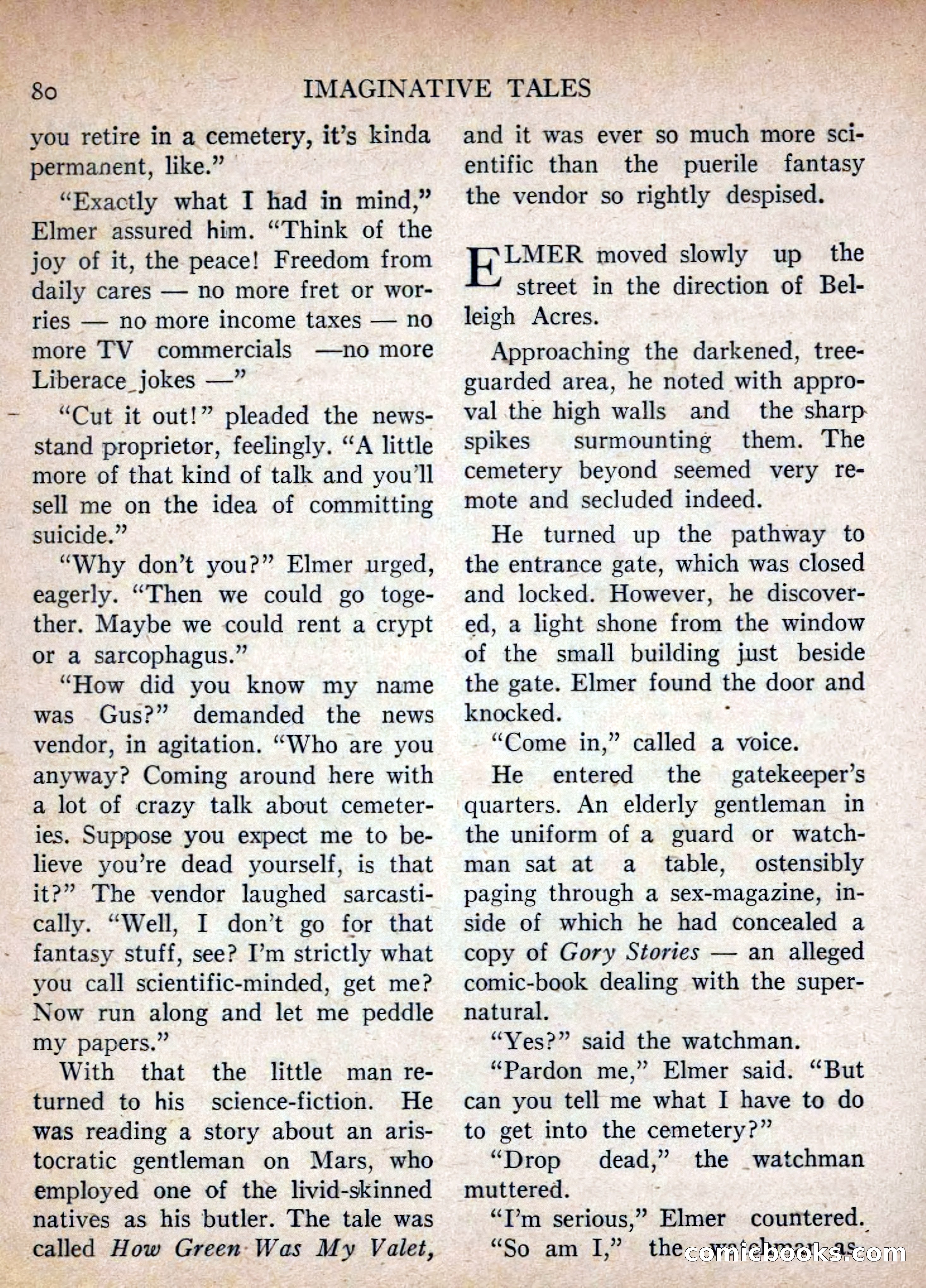Imaginative Tales, July 1955 — page 80 of 132