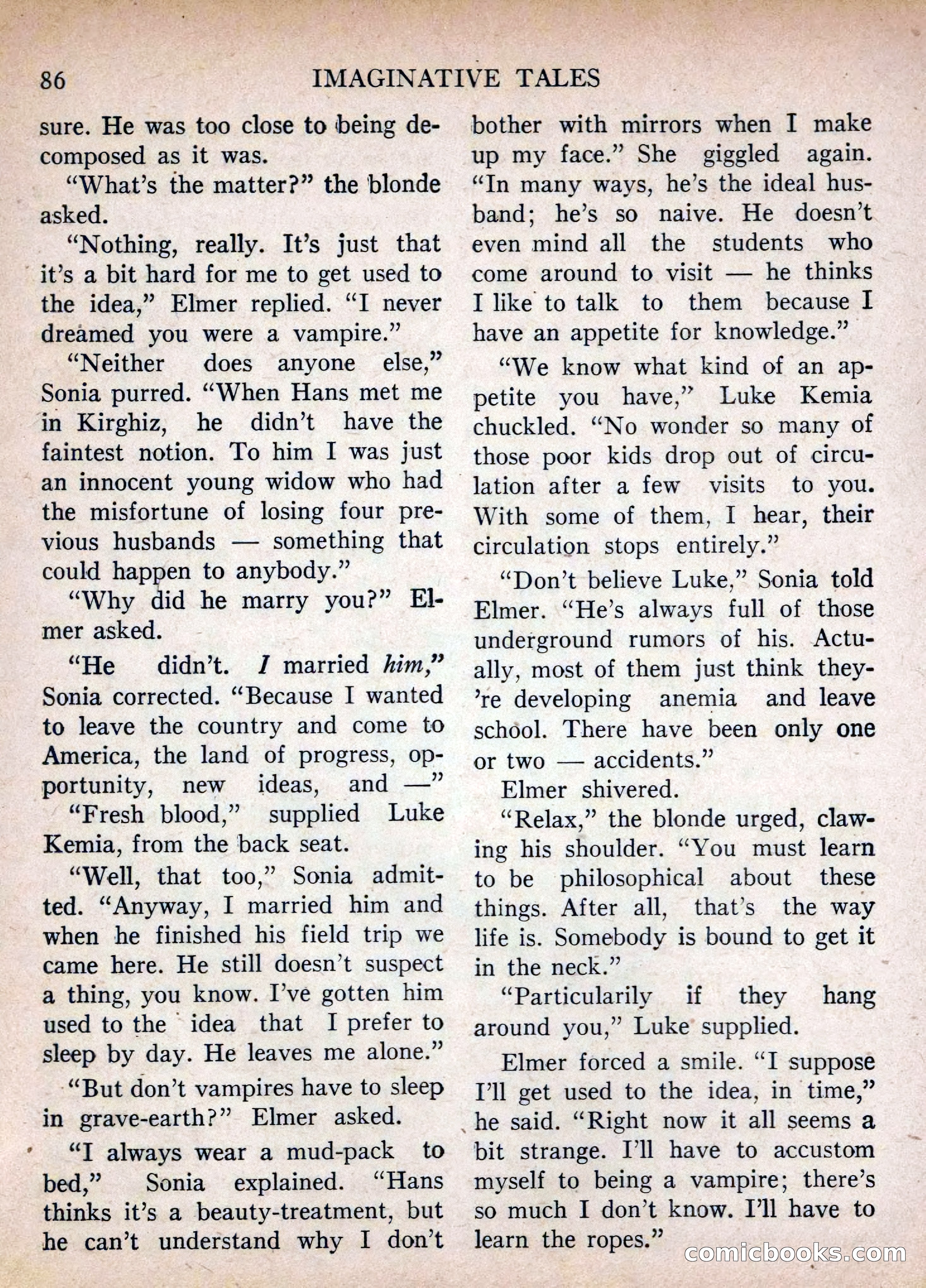 Imaginative Tales, July 1955 — page 86 of 132