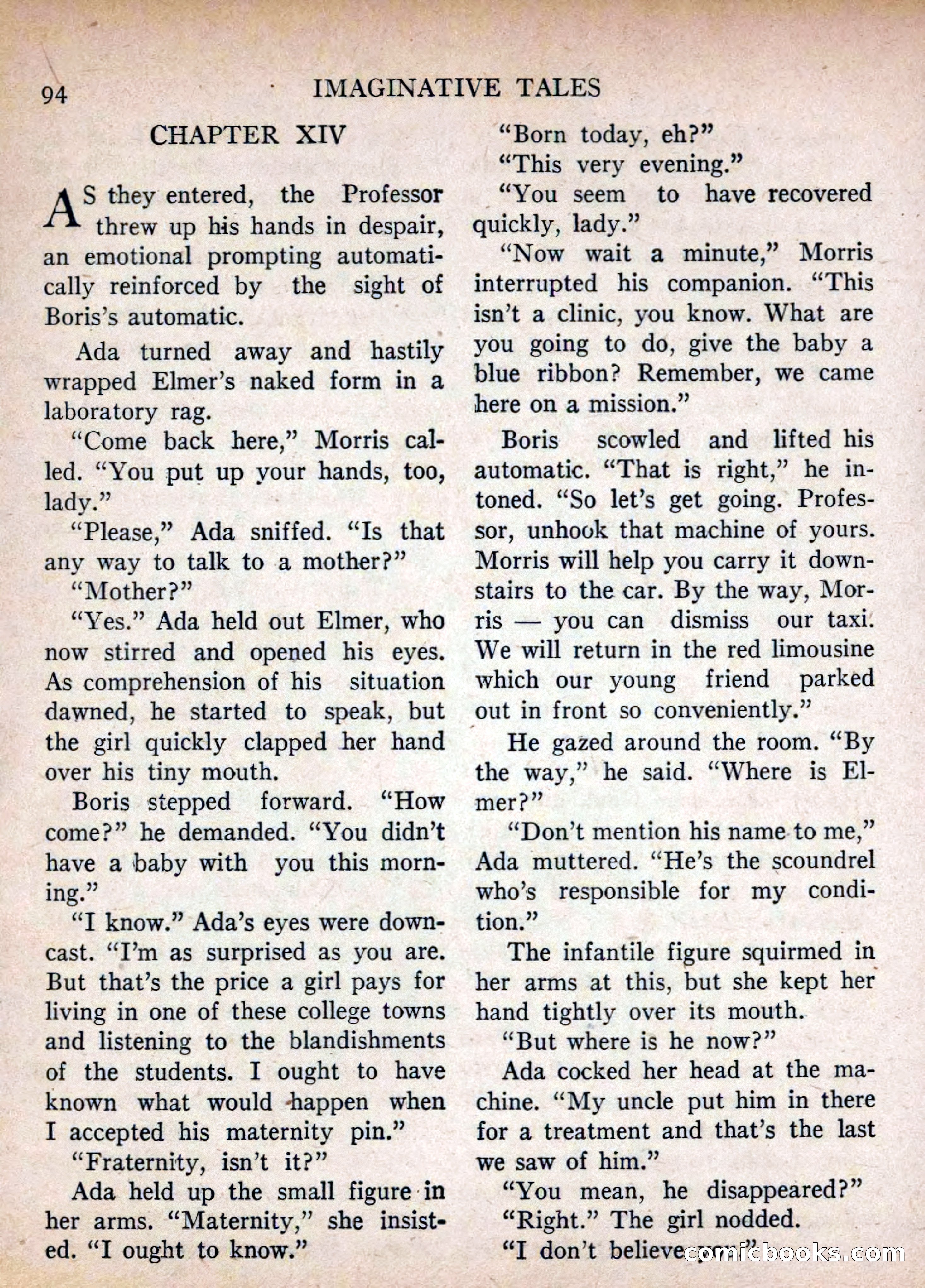 Imaginative Tales, July 1955 — page 94 of 132