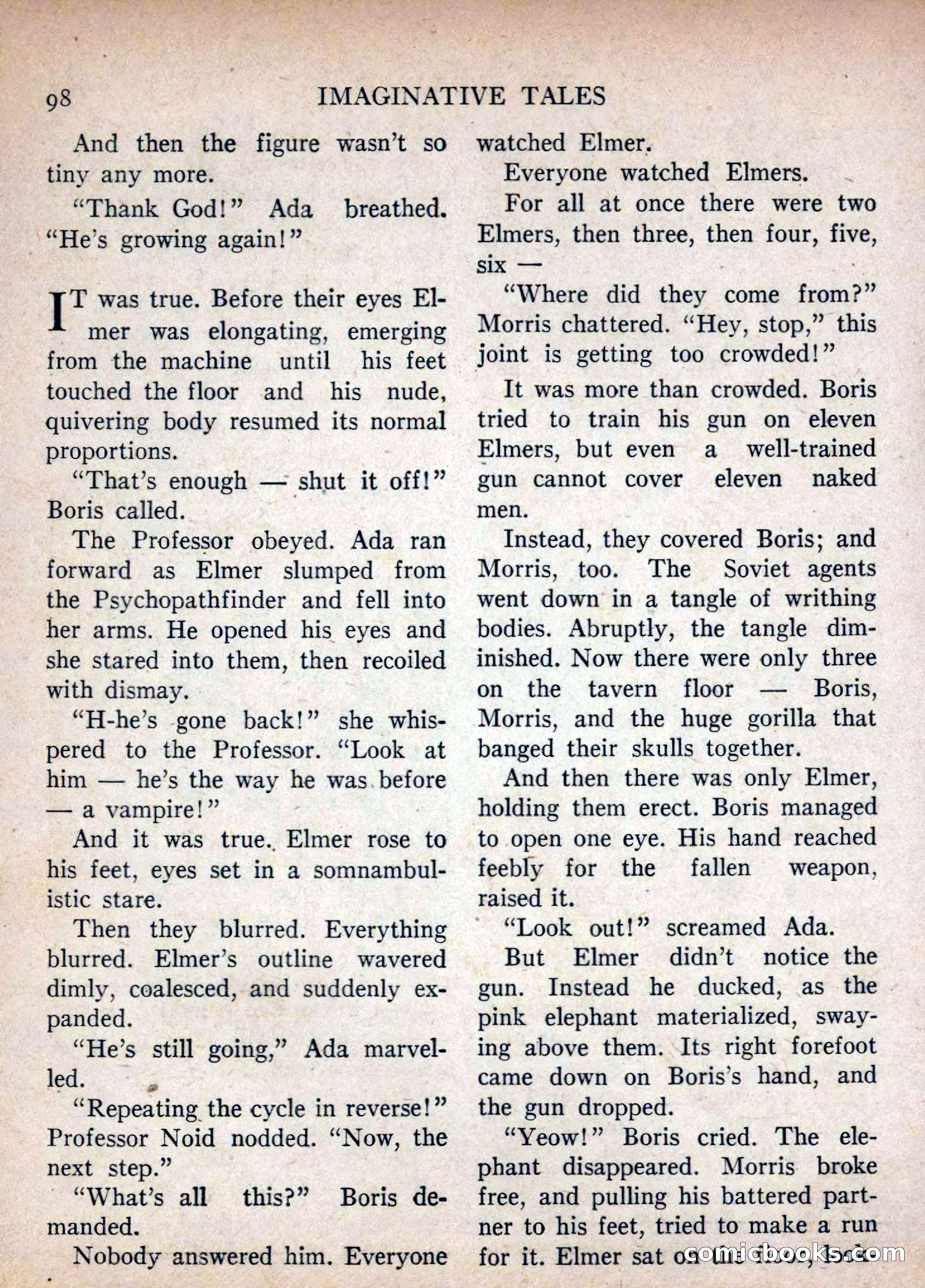 Imaginative Tales, July 1955 — page 98 of 132