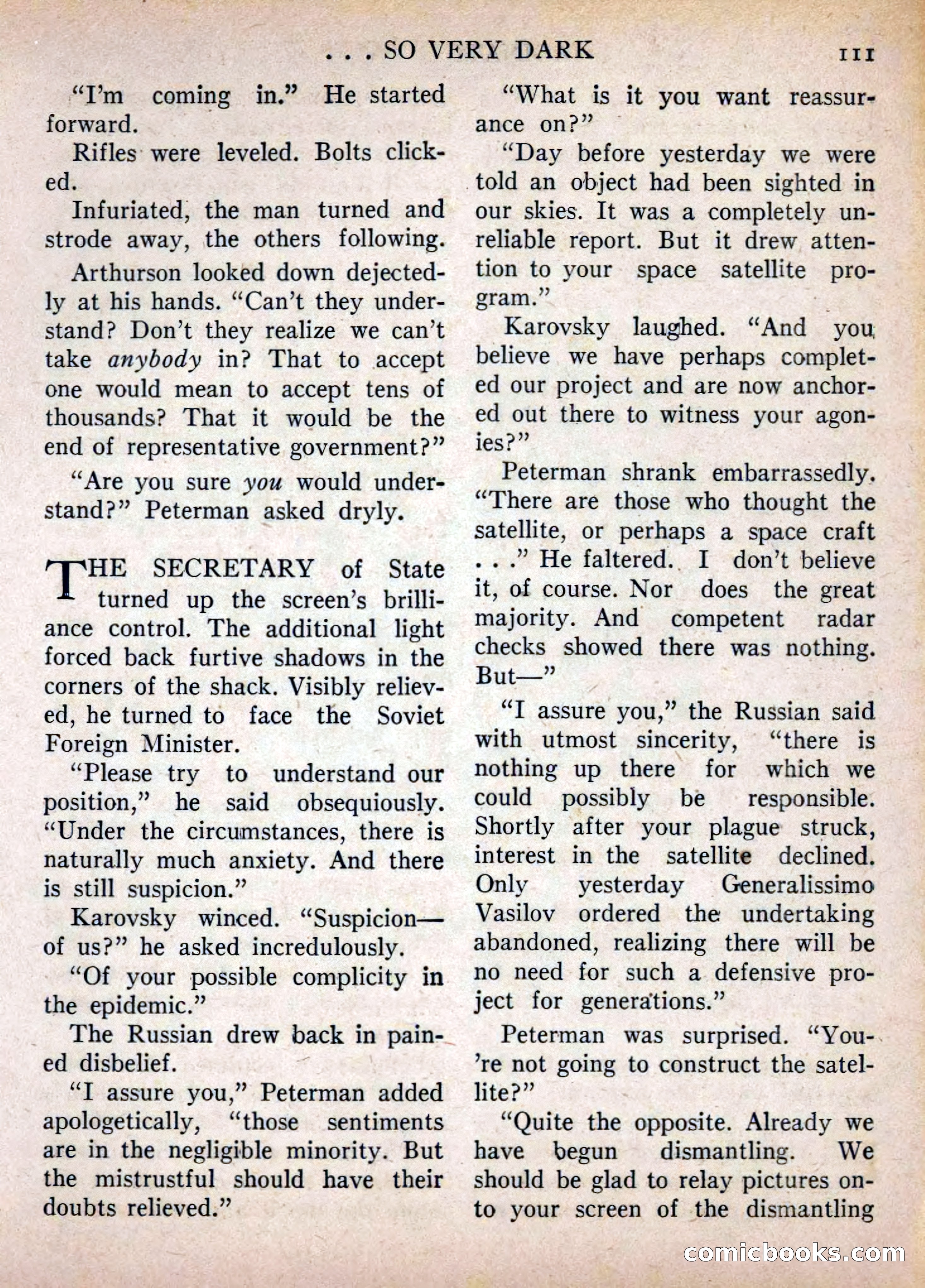 Imaginative Tales, July 1955 — page 111 of 132
