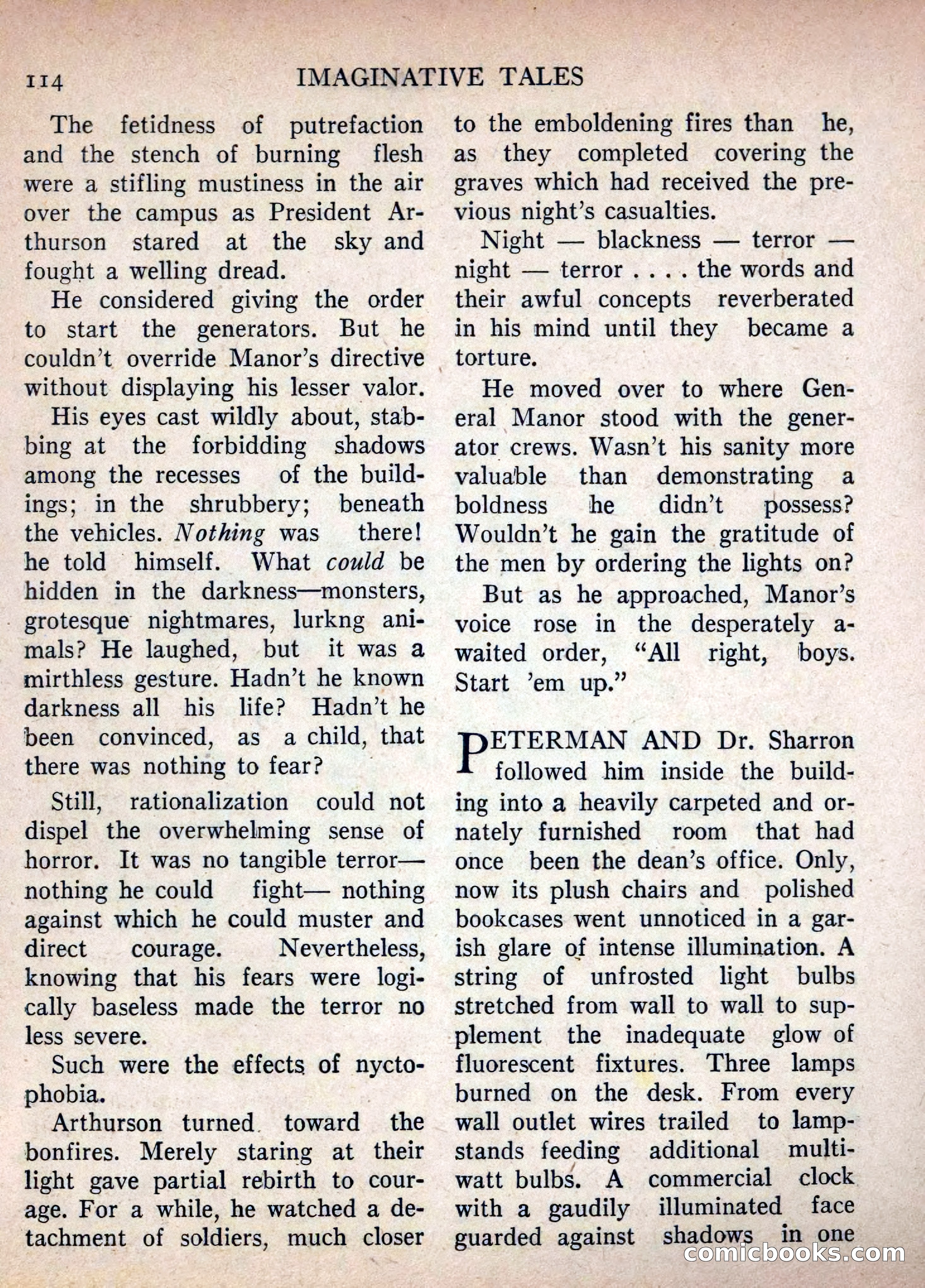 Imaginative Tales, July 1955 — page 114 of 132