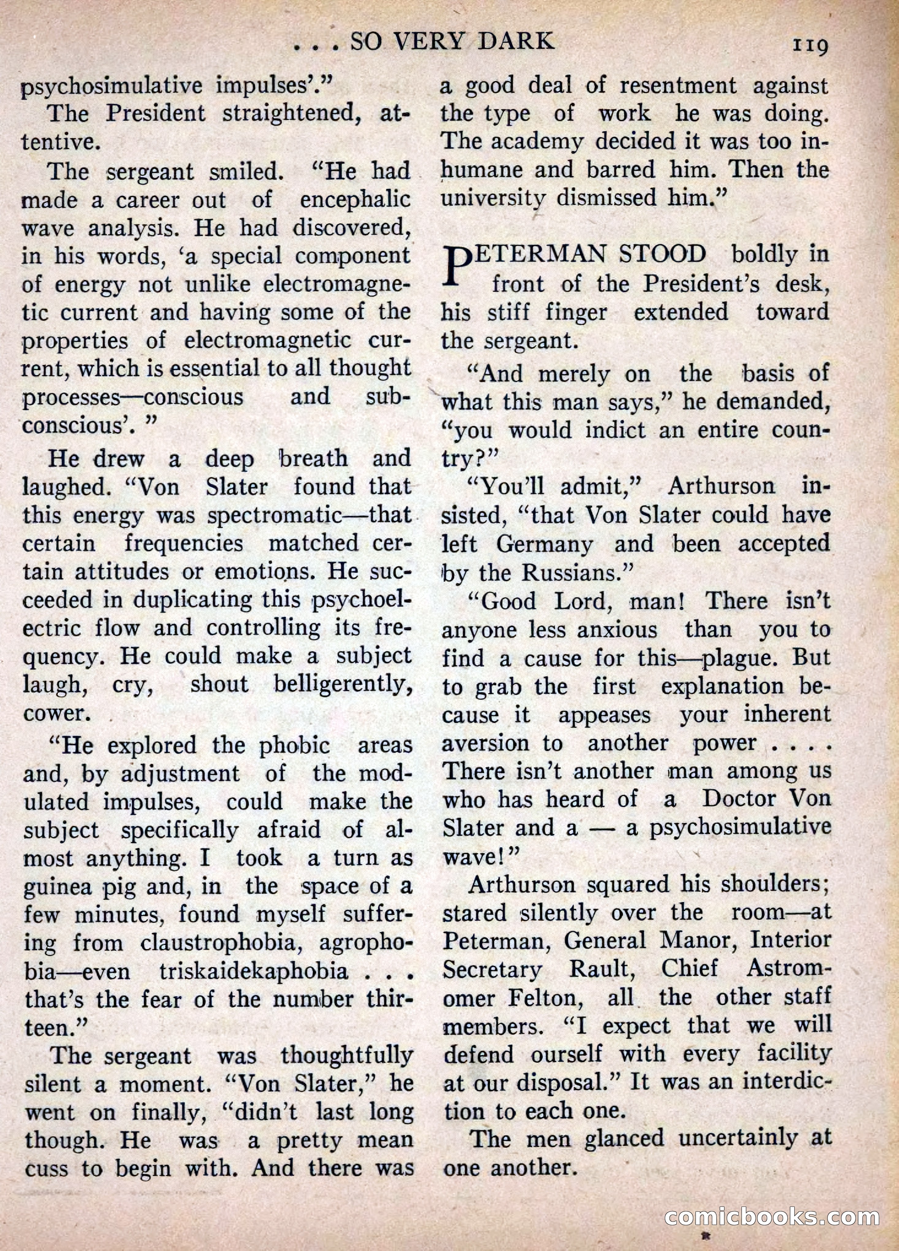 Imaginative Tales, July 1955 — page 119 of 132