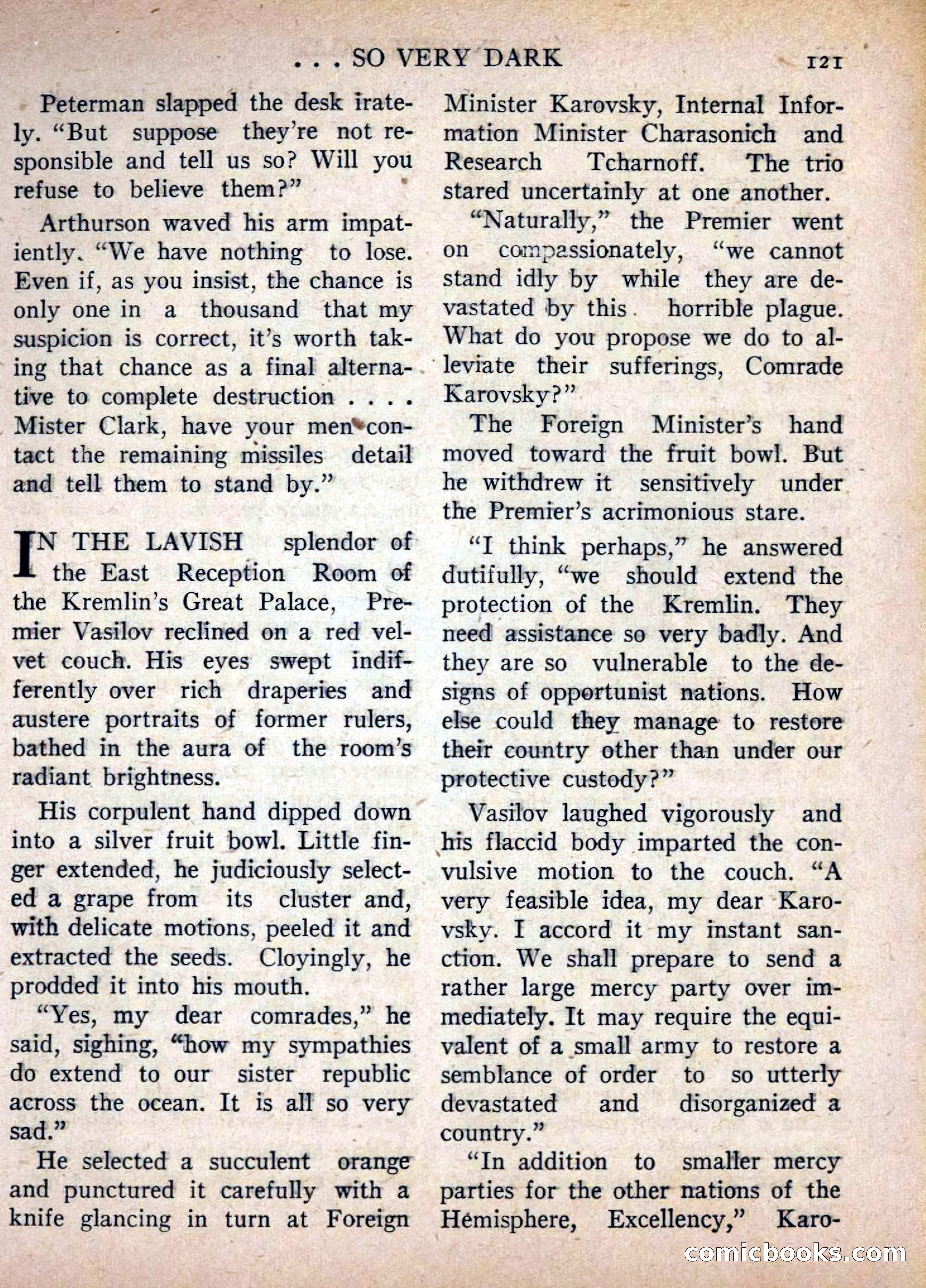 Imaginative Tales, July 1955 — page 121 of 132