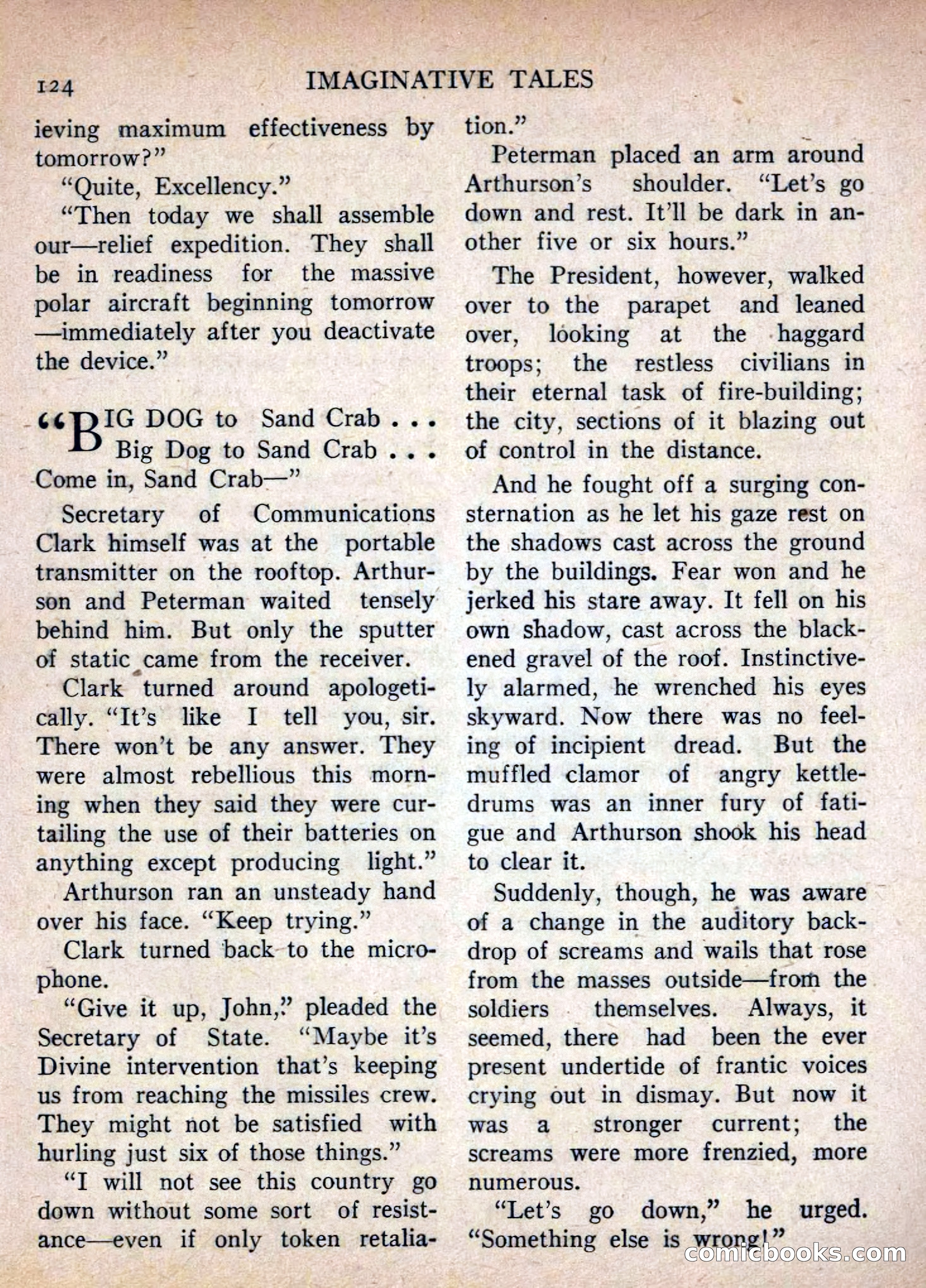 Imaginative Tales, July 1955 — page 124 of 132