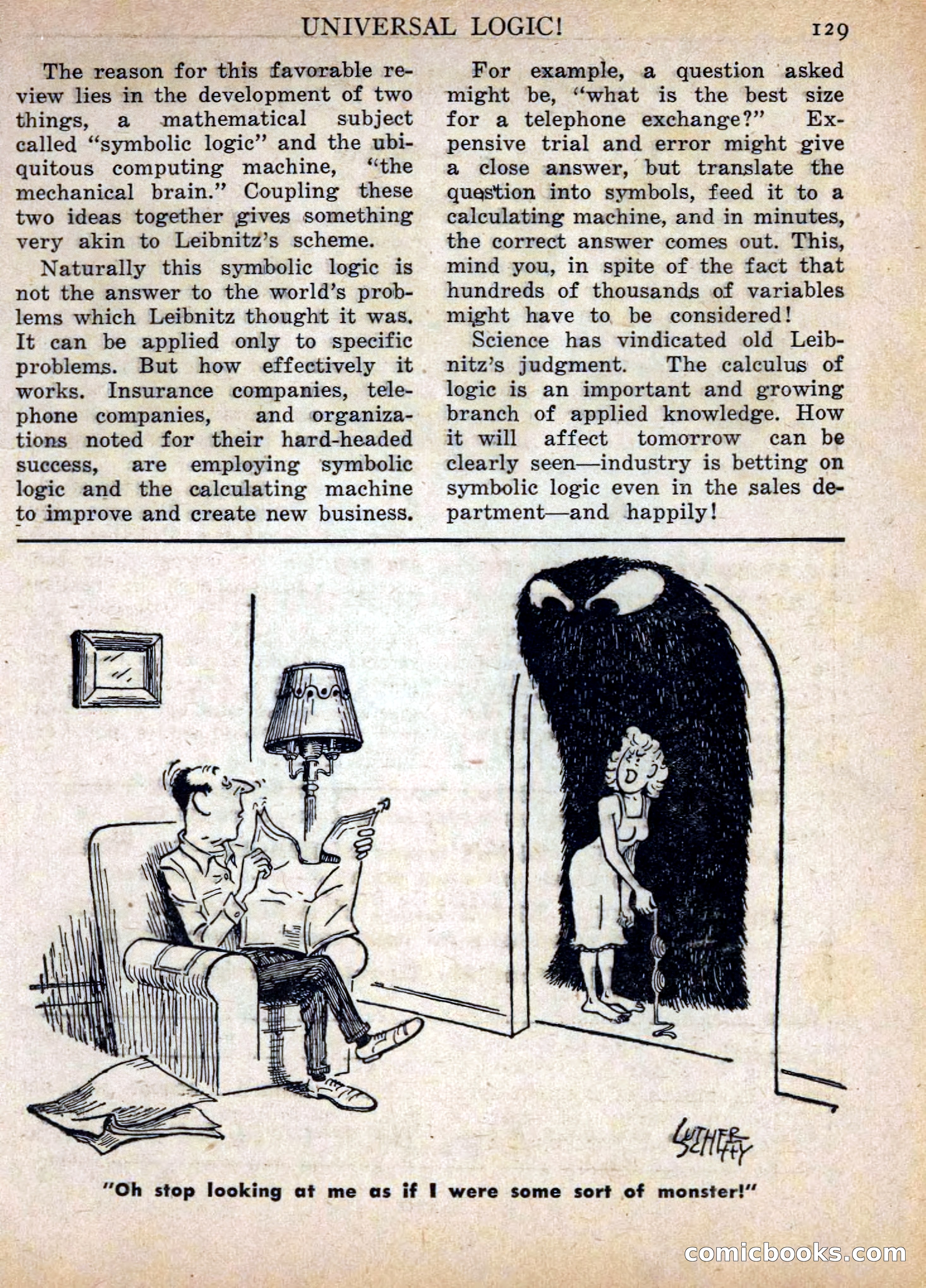 Imaginative Tales, July 1955 — page 129 of 132
