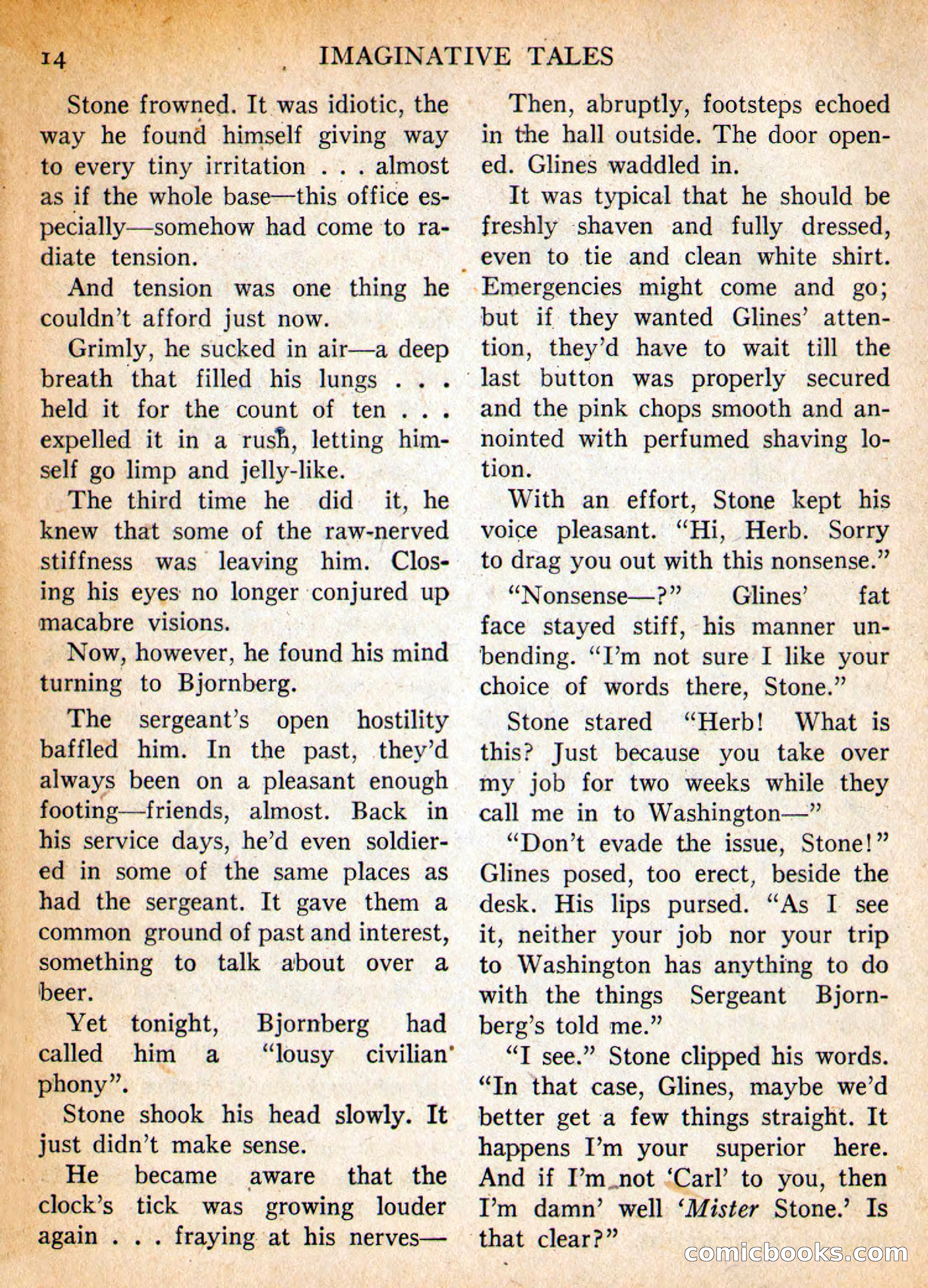 Imaginative Tales, September 1955 — page 14 of 132