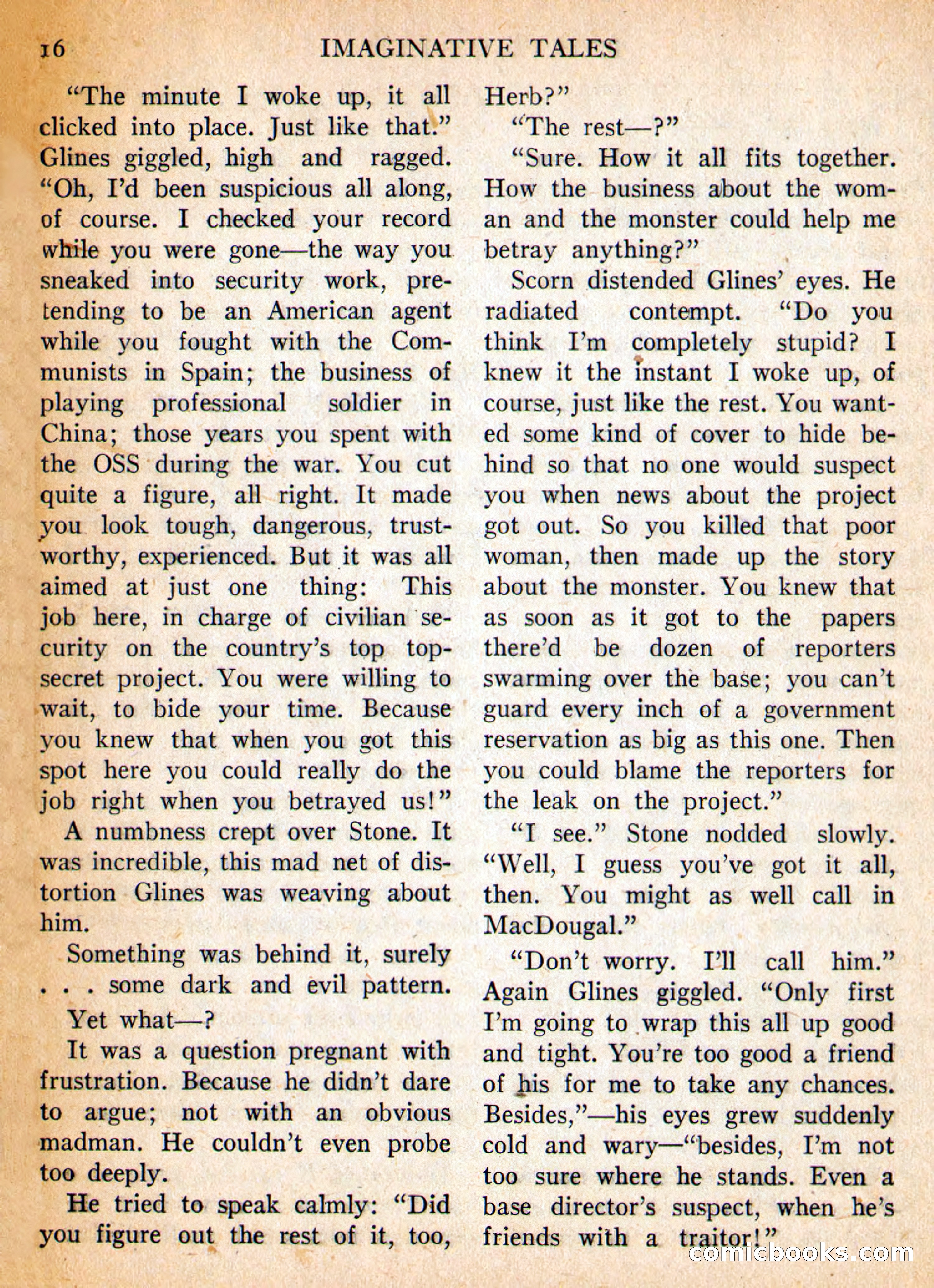 Imaginative Tales, September 1955 — page 16 of 132