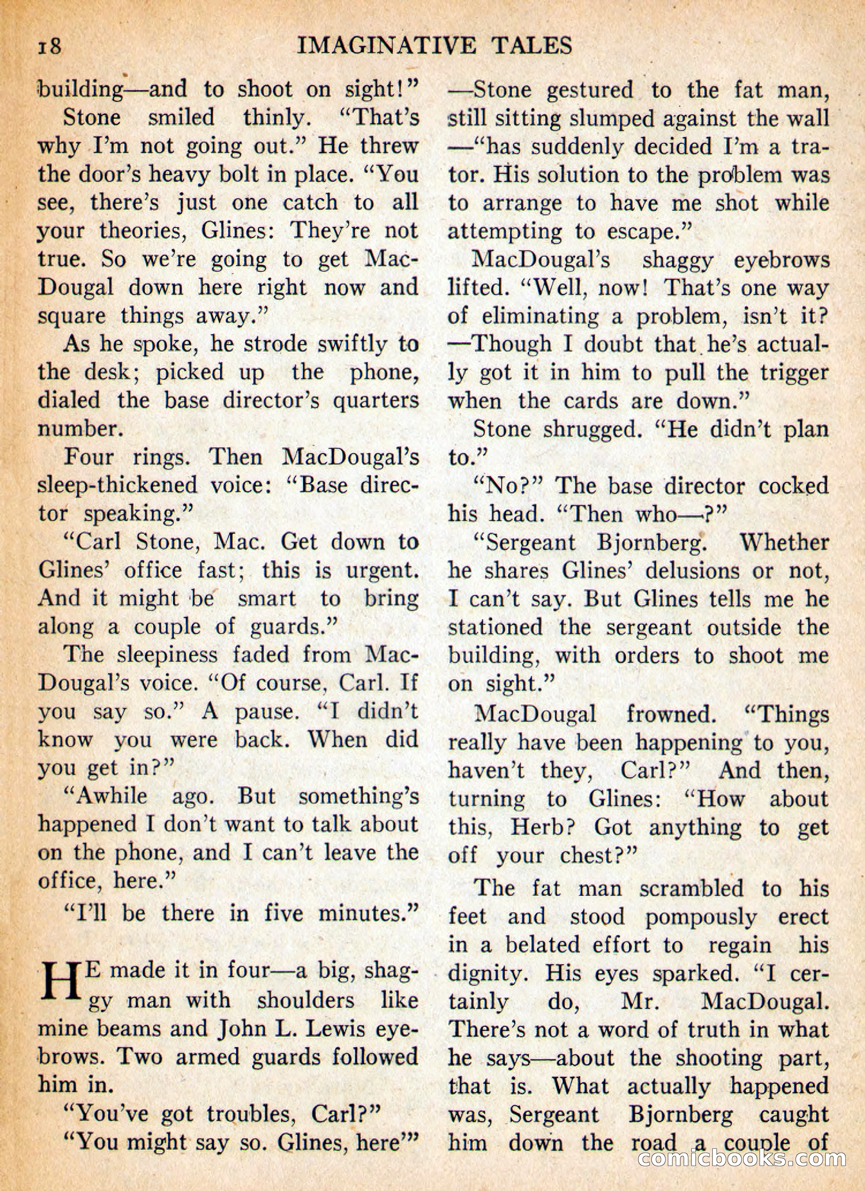 Imaginative Tales, September 1955 — page 18 of 132