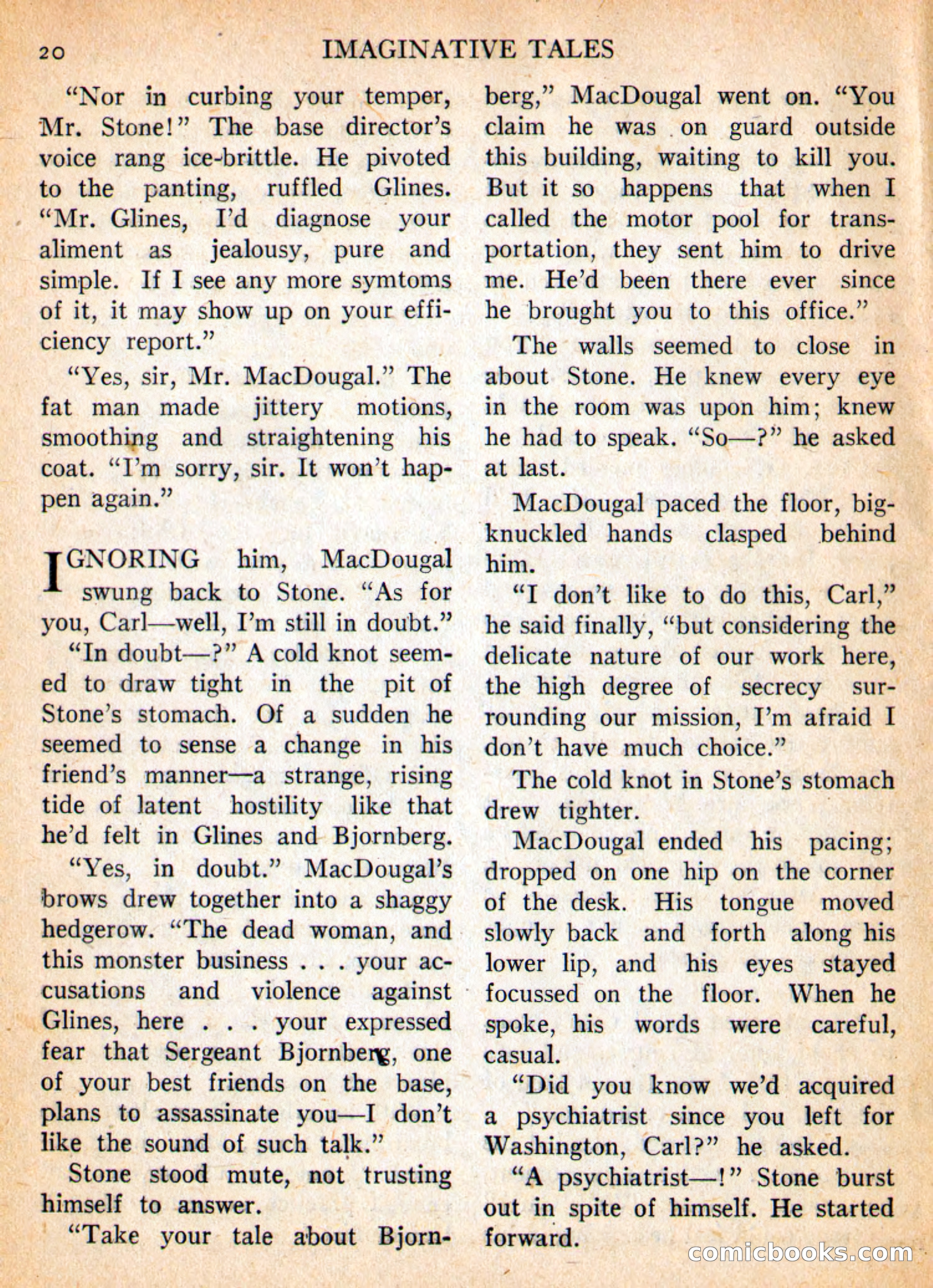 Imaginative Tales, September 1955 — page 20 of 132
