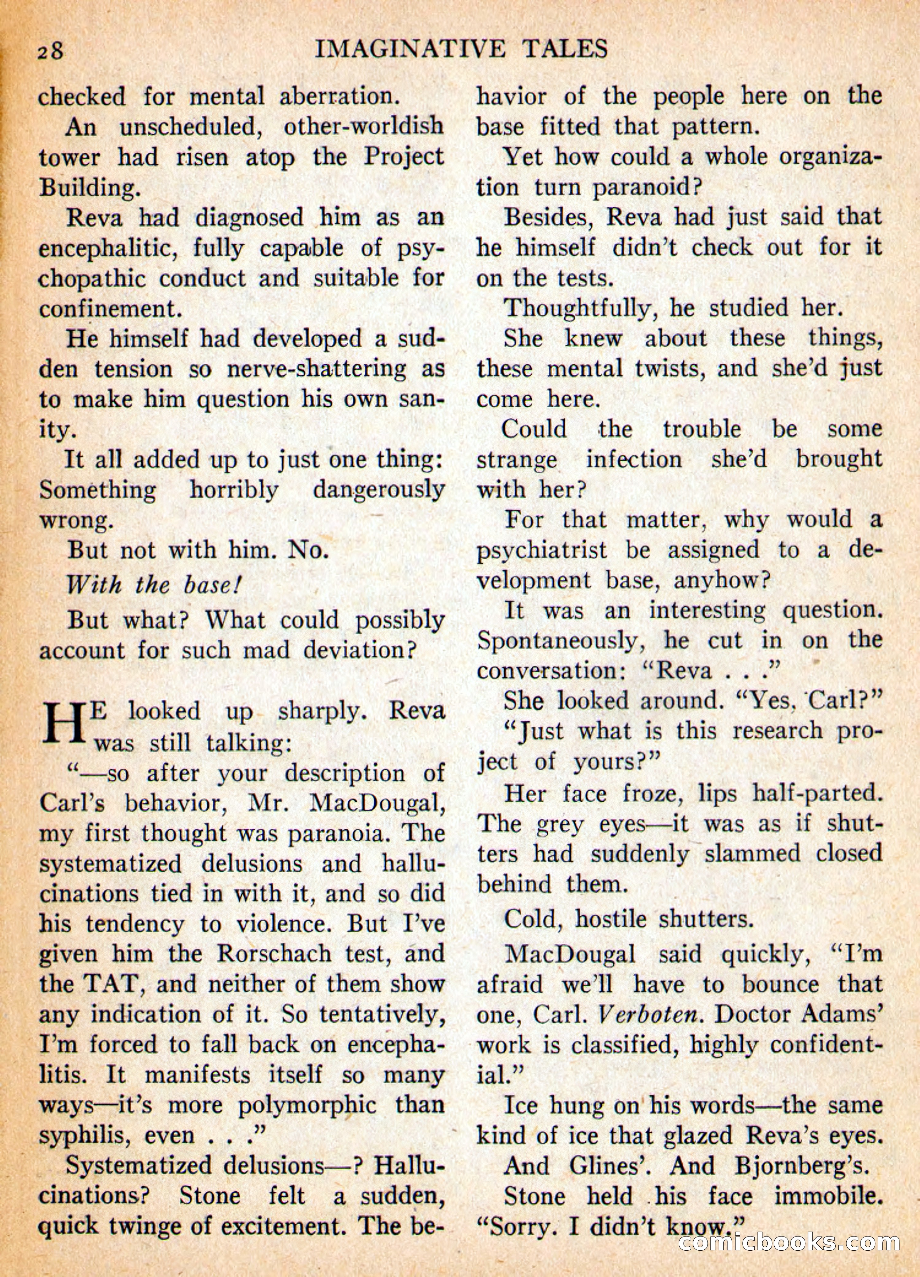Imaginative Tales, September 1955 — page 28 of 132