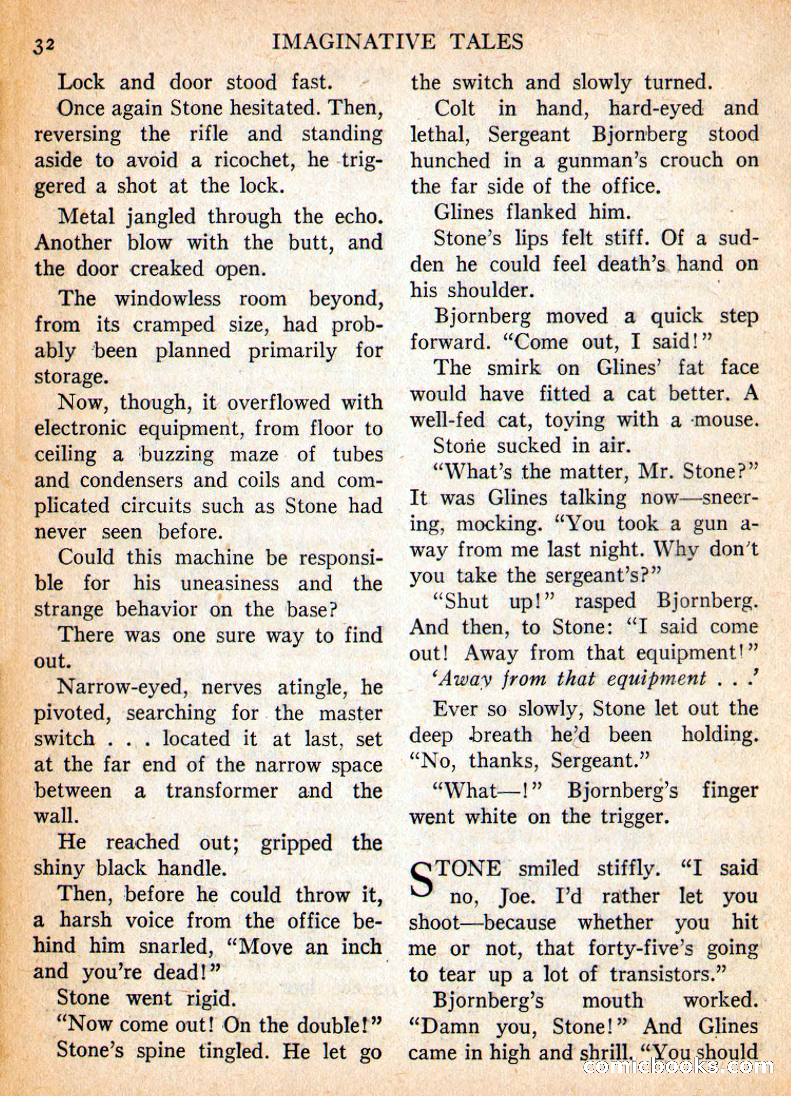 Imaginative Tales, September 1955 — page 32 of 132
