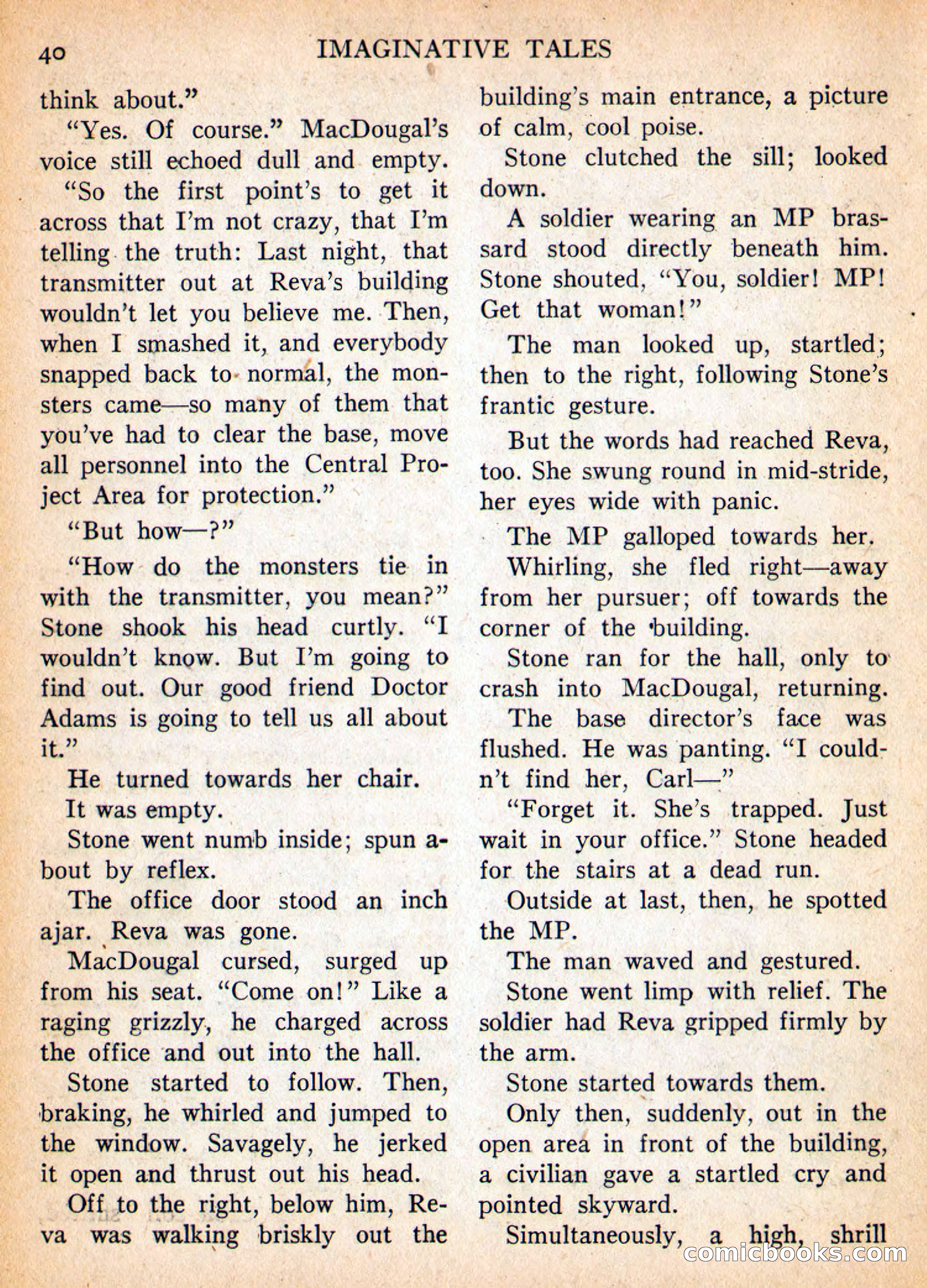 Imaginative Tales, September 1955 — page 40 of 132