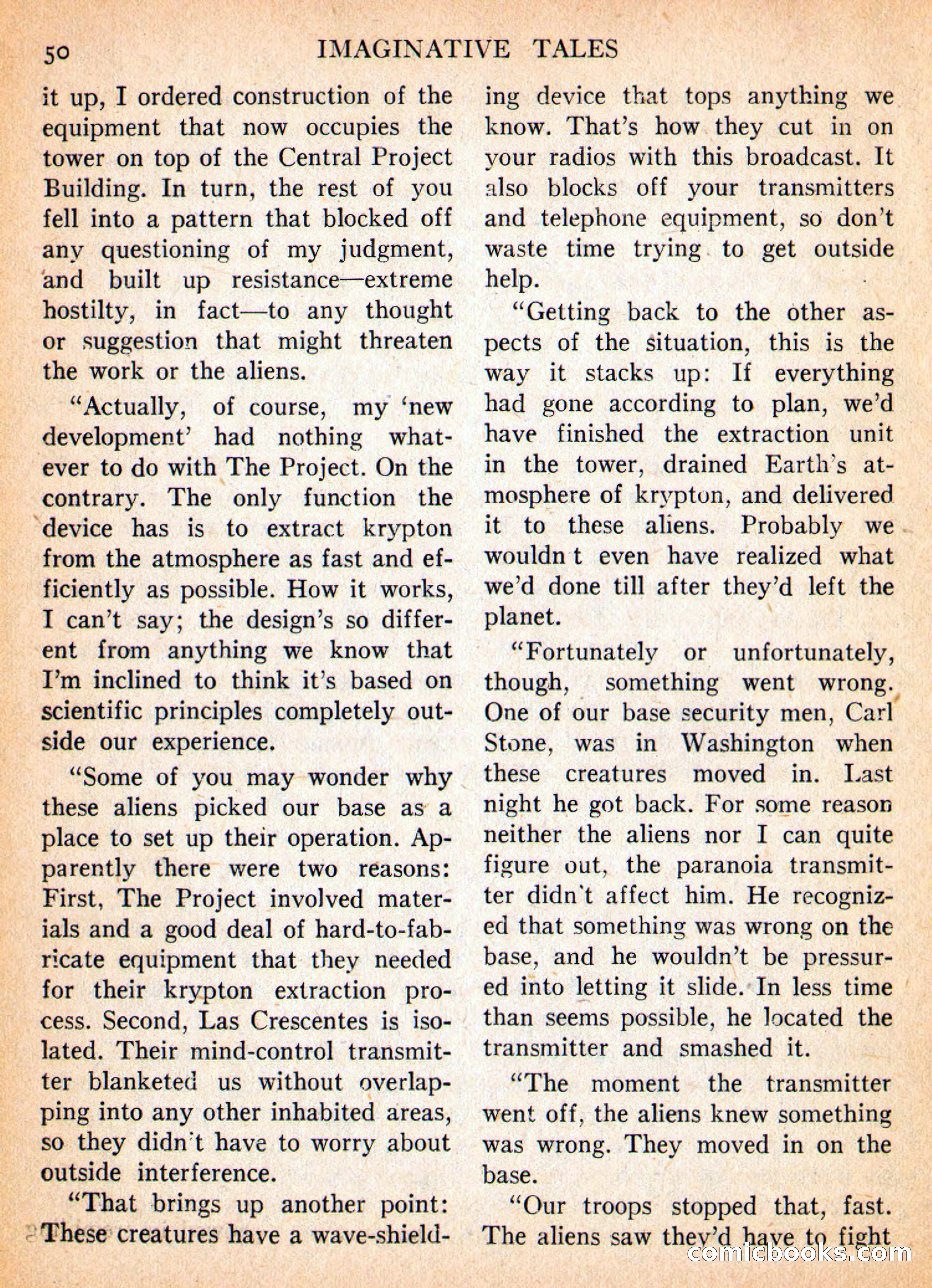 Imaginative Tales, September 1955 — page 50 of 132