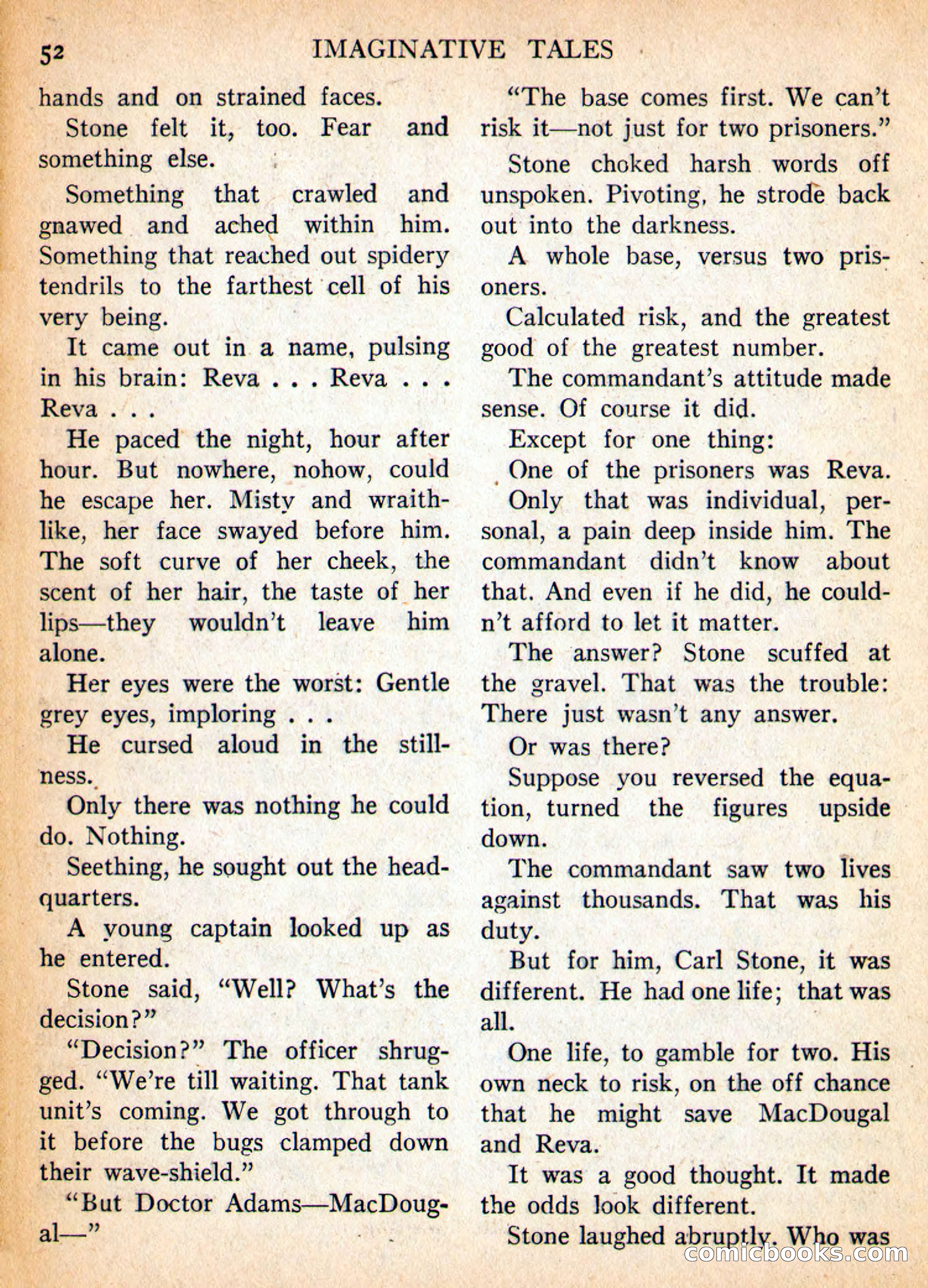 Imaginative Tales, September 1955 — page 52 of 132