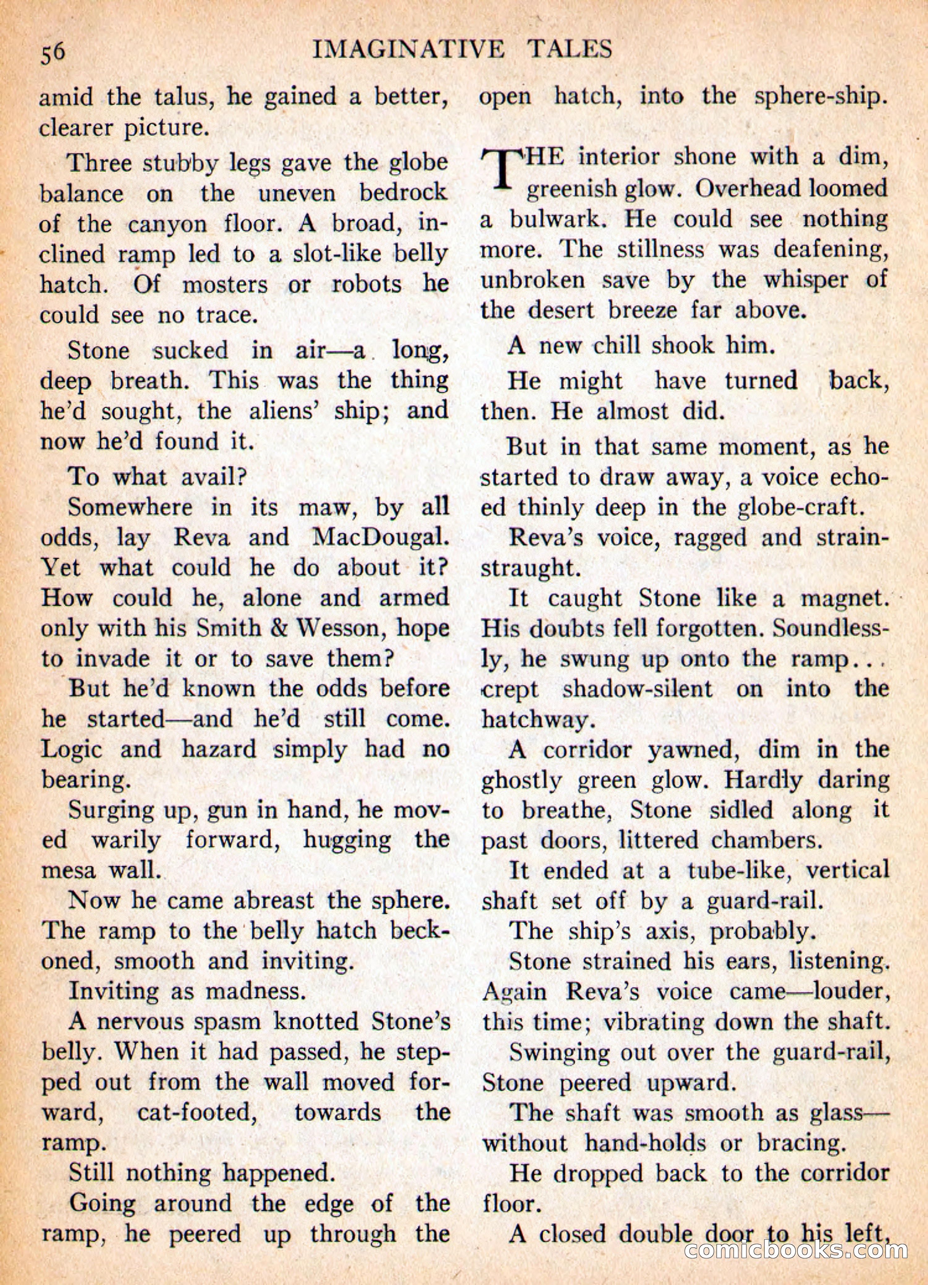 Imaginative Tales, September 1955 — page 56 of 132