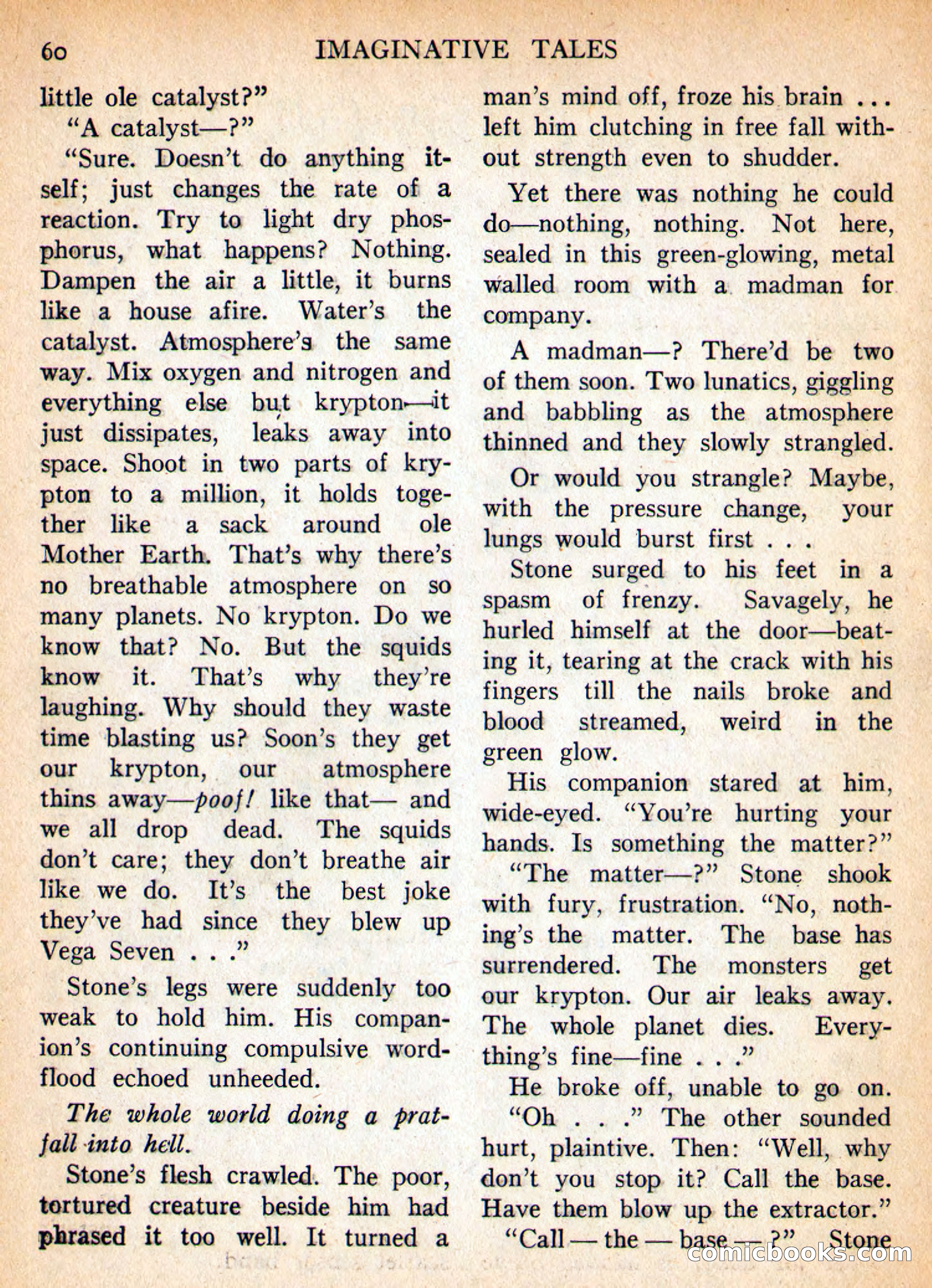 Imaginative Tales, September 1955 — page 60 of 132
