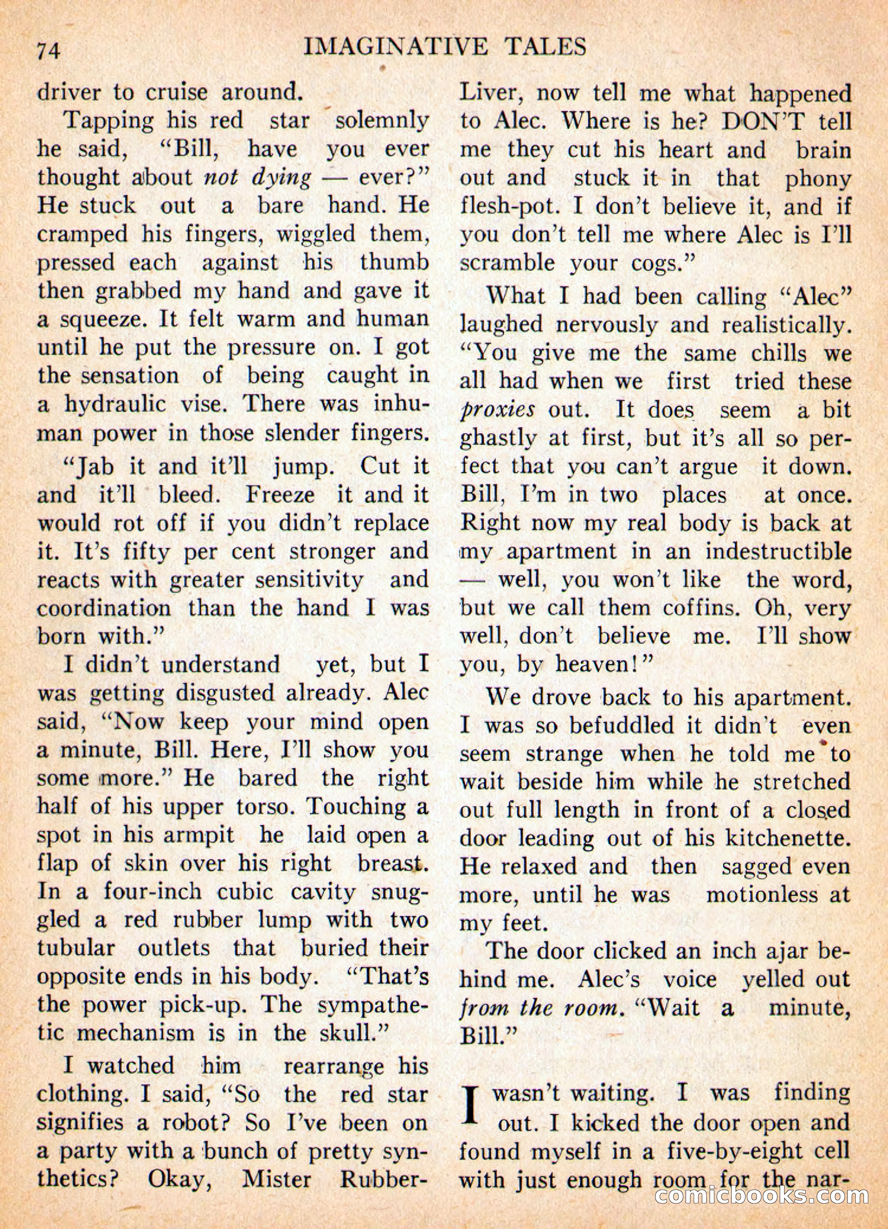 Imaginative Tales, September 1955 — page 74 of 132