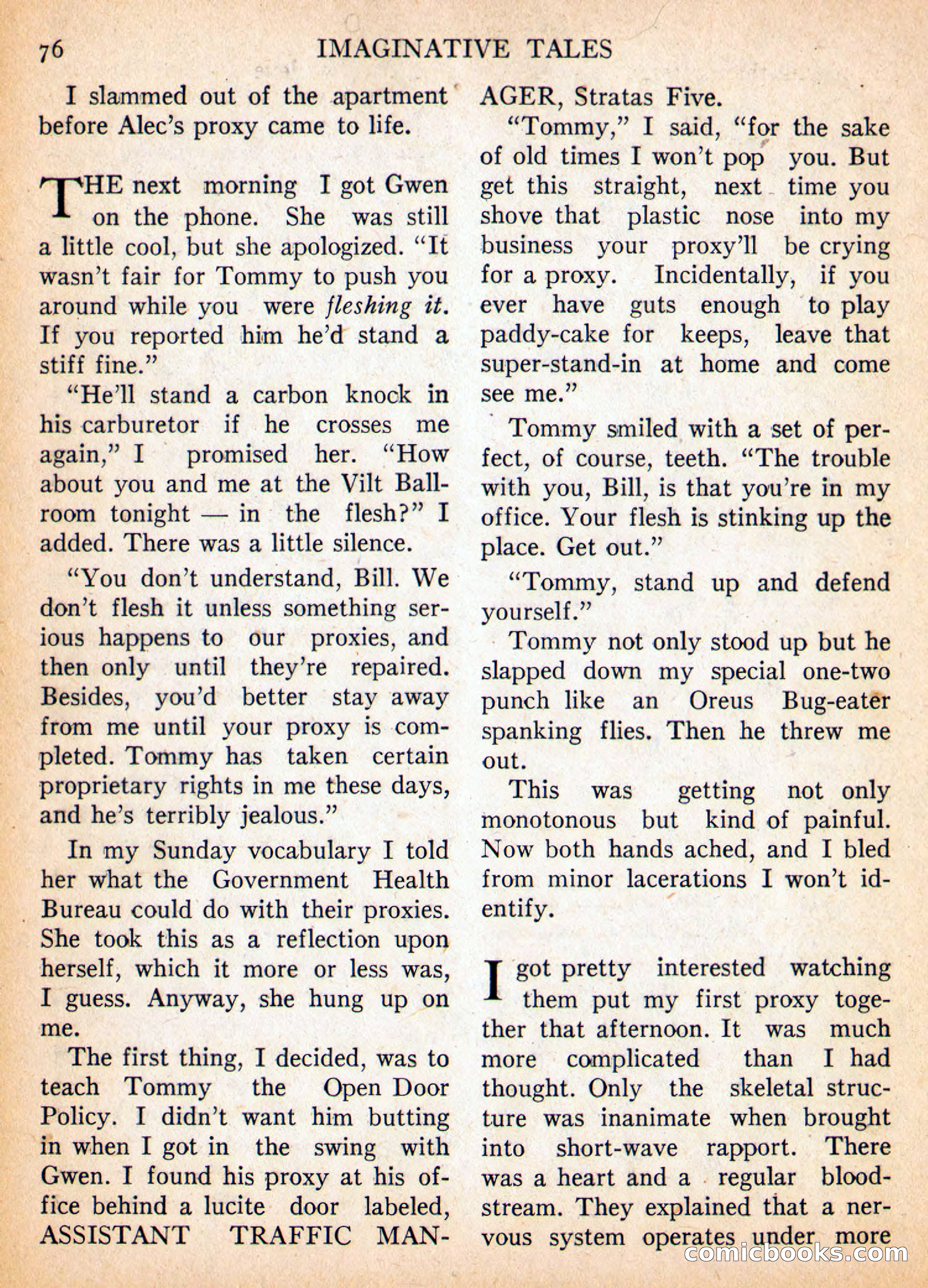 Imaginative Tales, September 1955 — page 76 of 132