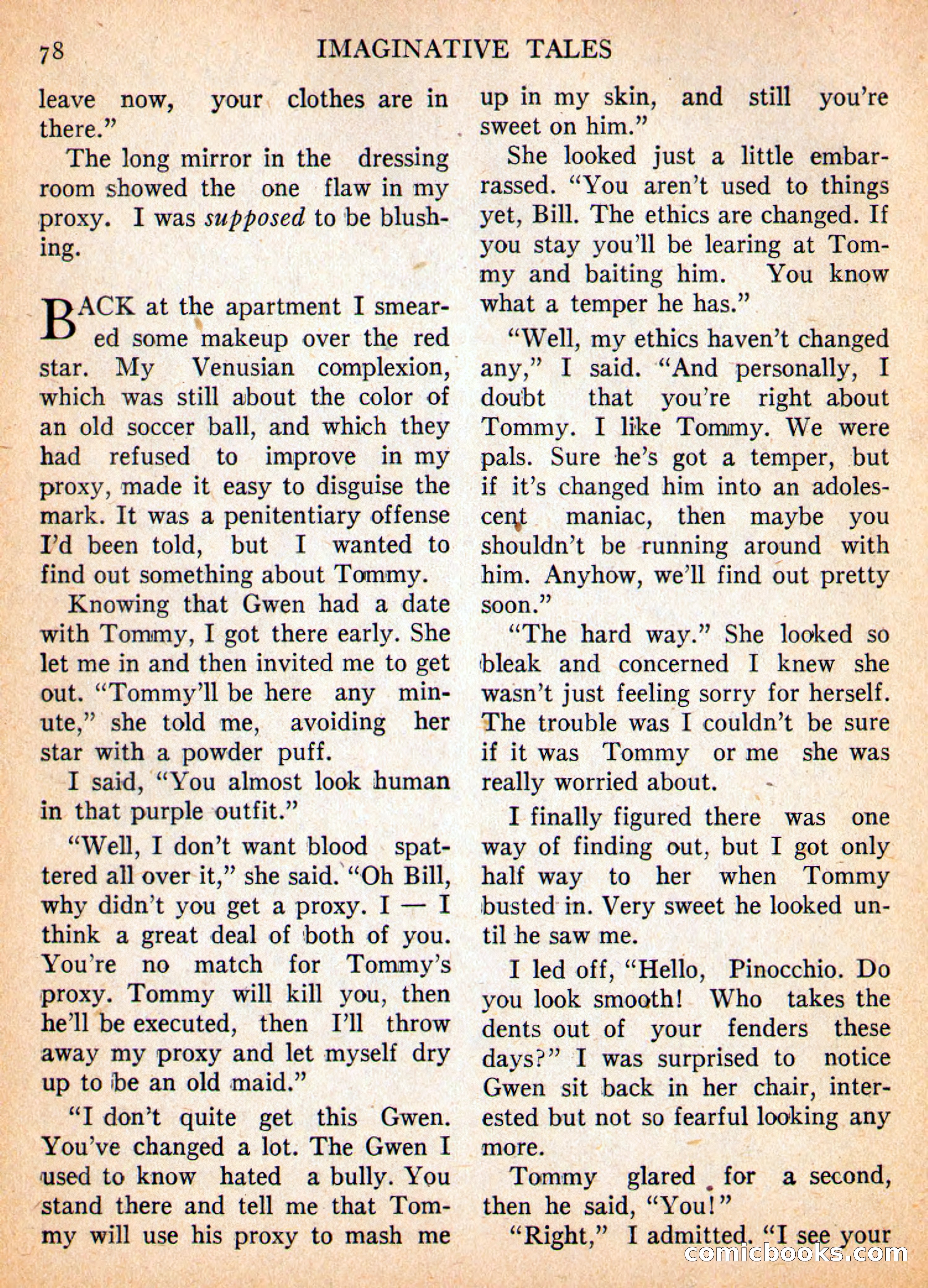 Imaginative Tales, September 1955 — page 78 of 132
