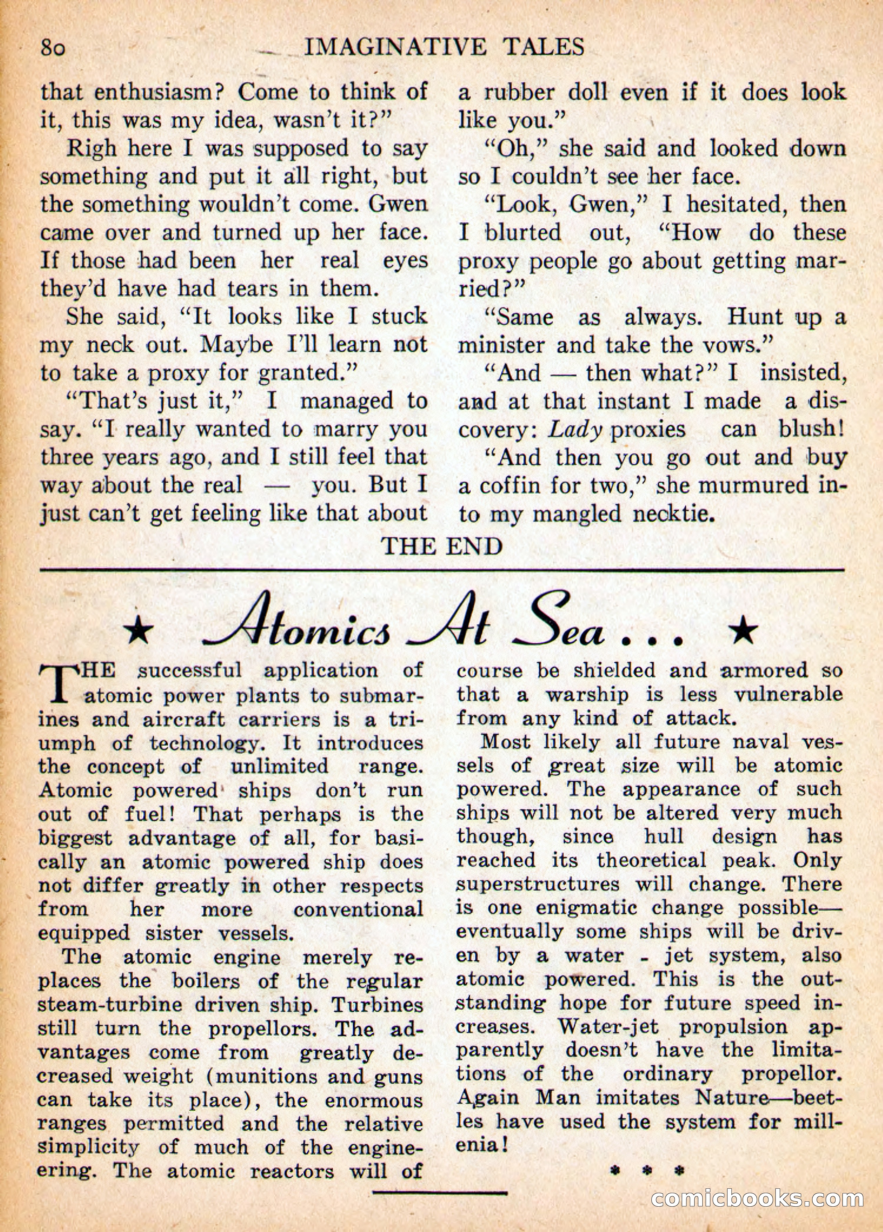 Imaginative Tales, September 1955 — page 80 of 132