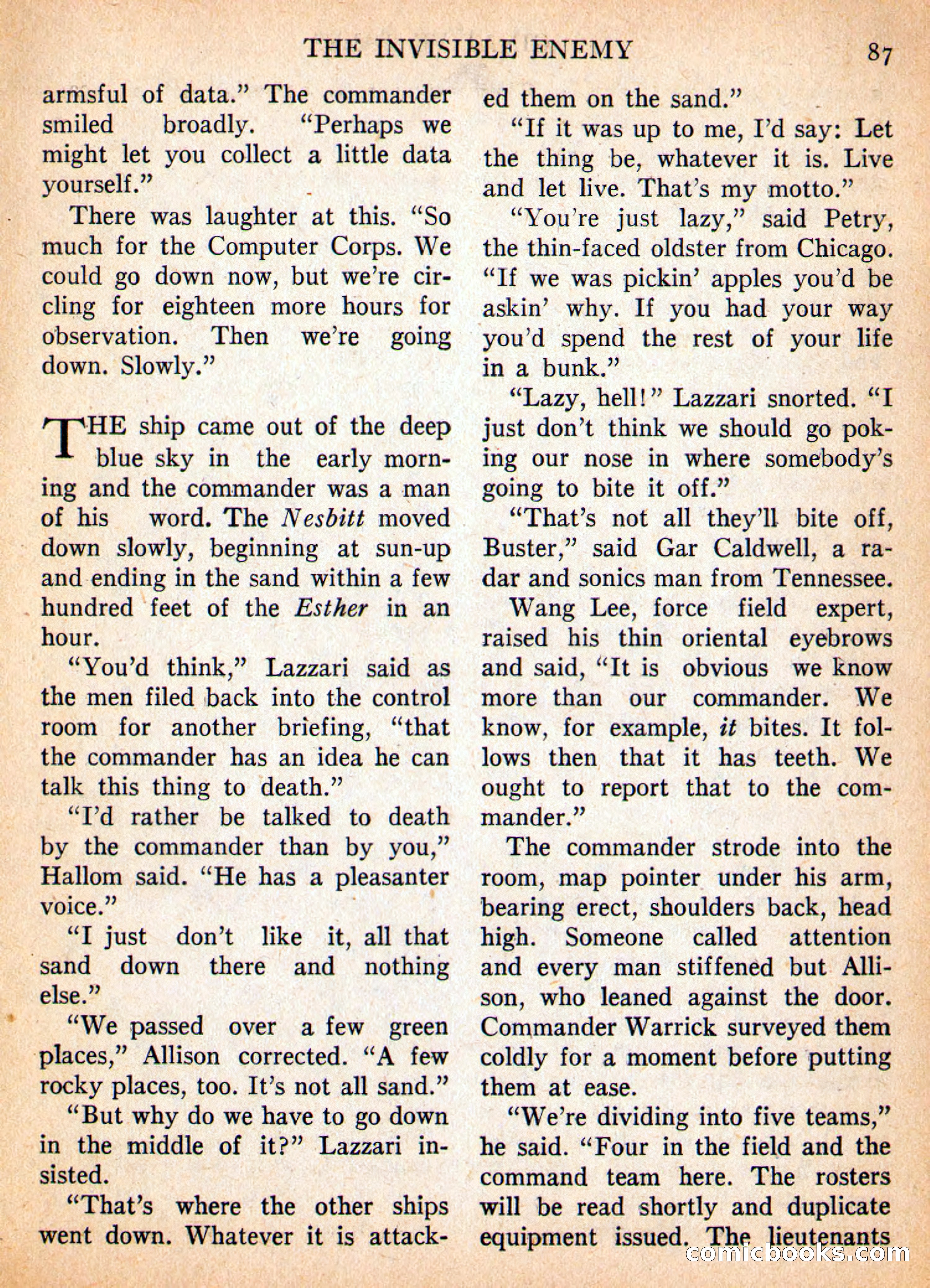 Imaginative Tales, September 1955 — page 87 of 132